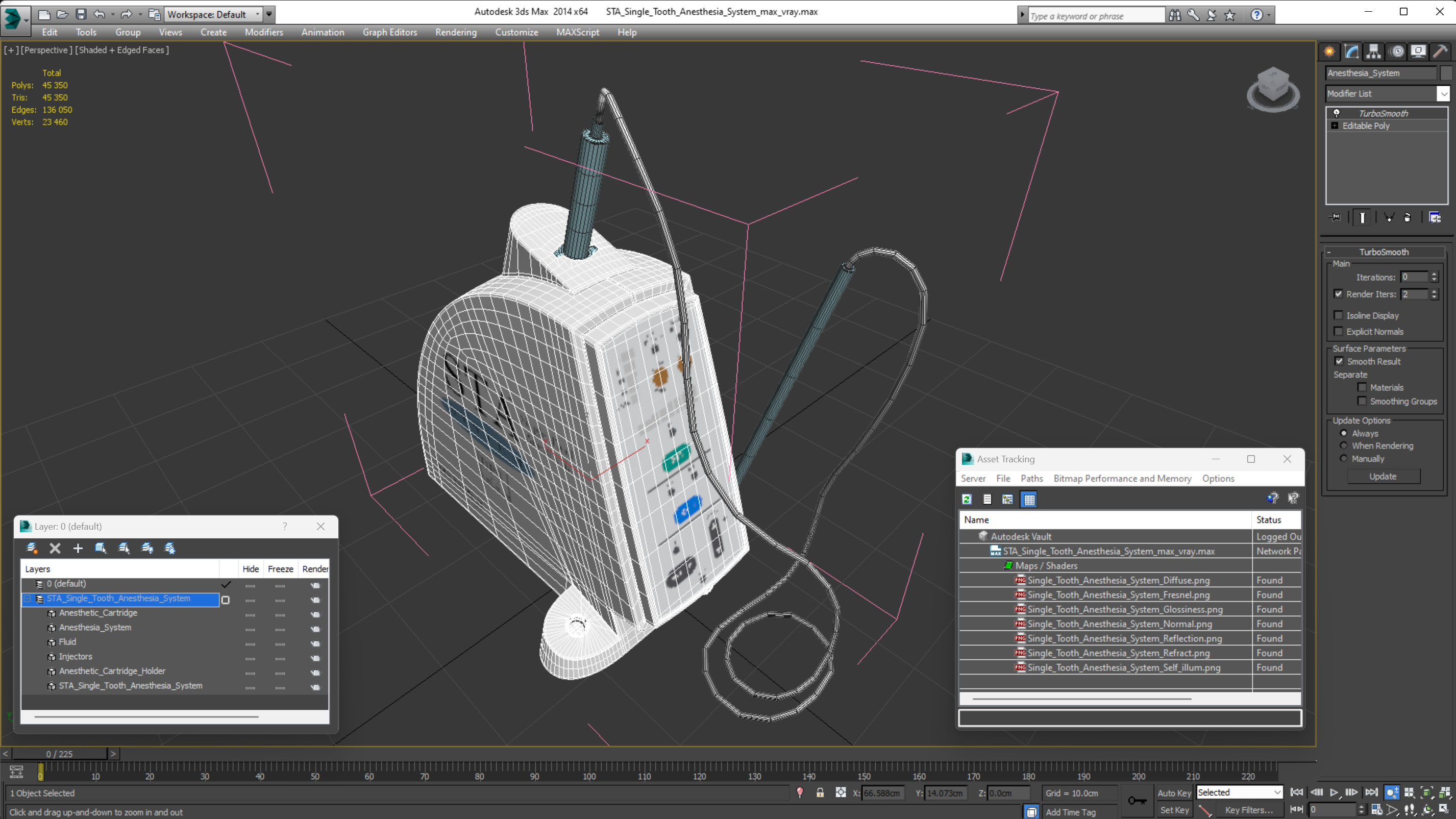 STA Single Tooth Anesthesia System 3D model