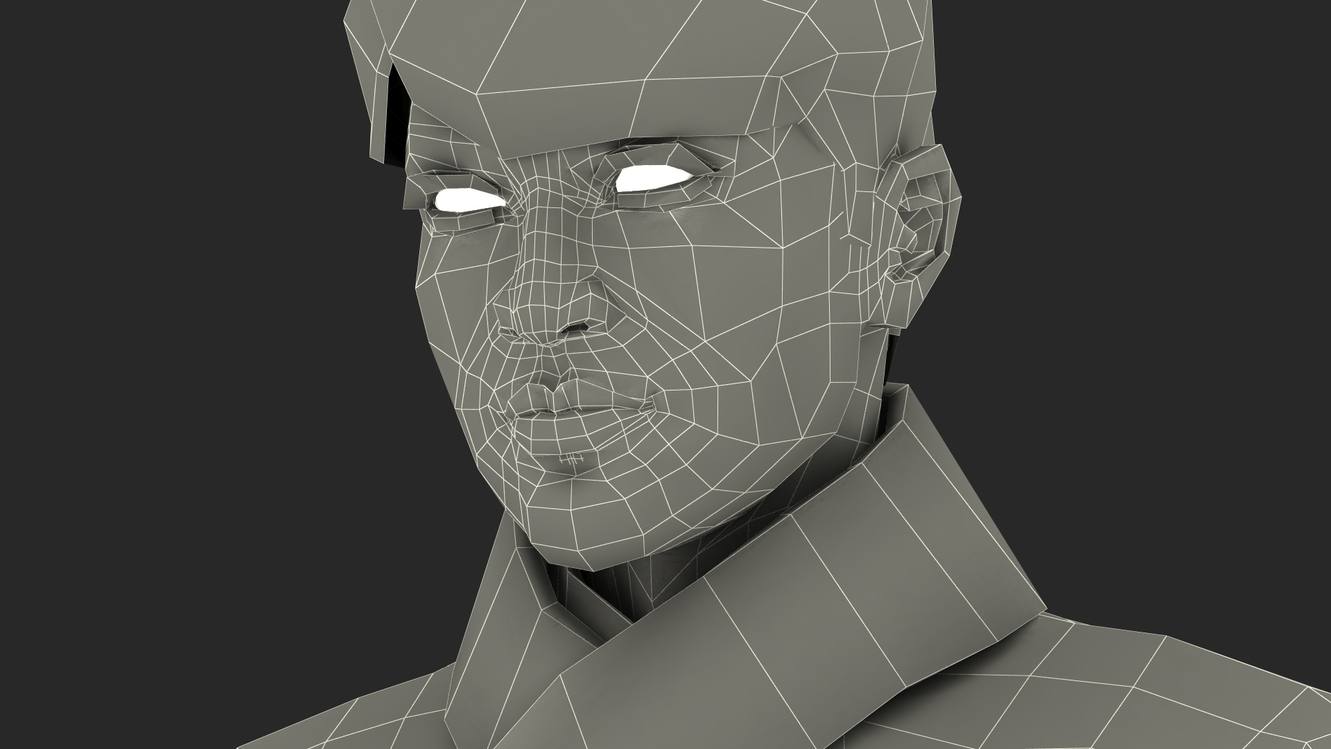 Chinese Traditional Man Aggressive Pose 3D model