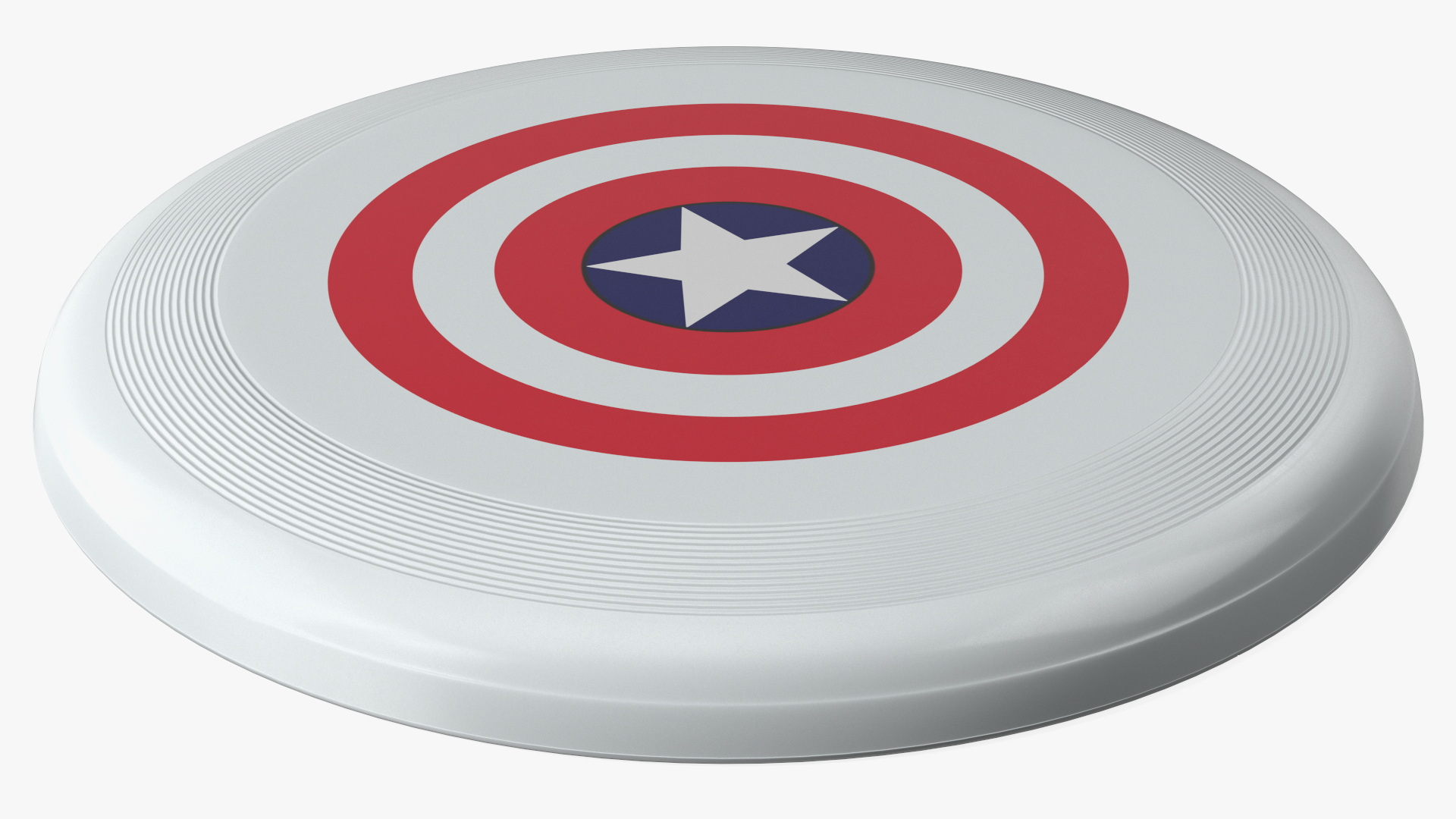3D model Frisbee Disc with a Superhero Theme