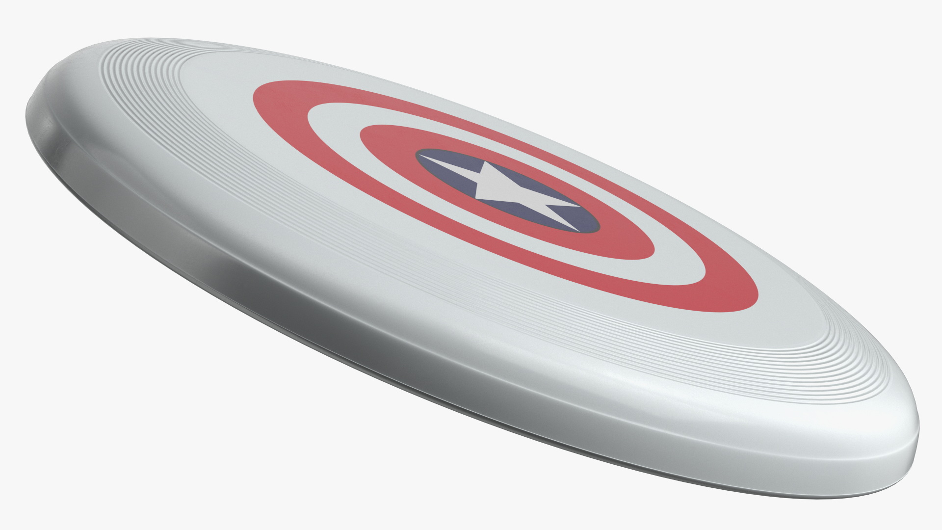 3D model Frisbee Disc with a Superhero Theme