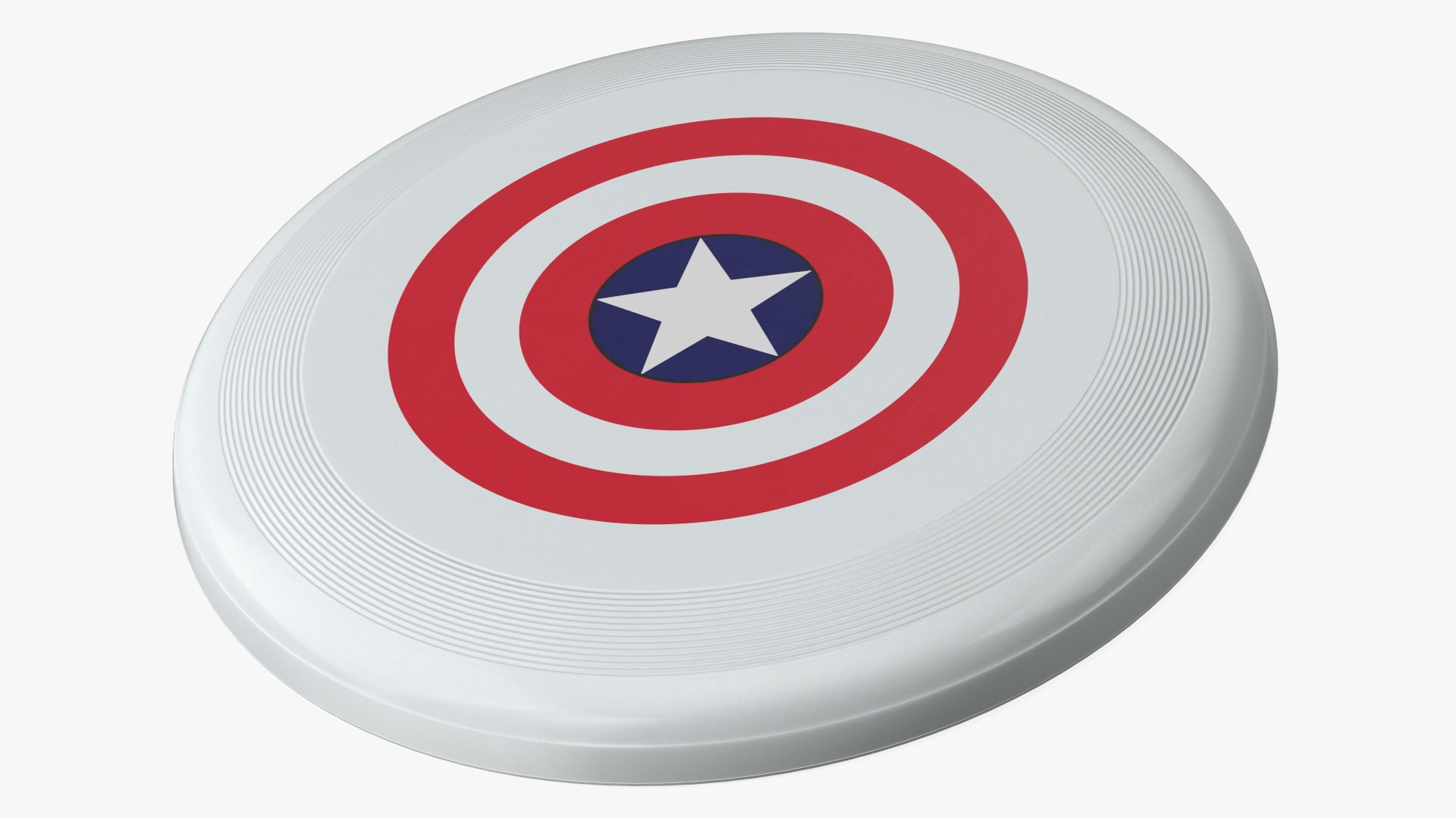 3D model Frisbee Disc with a Superhero Theme