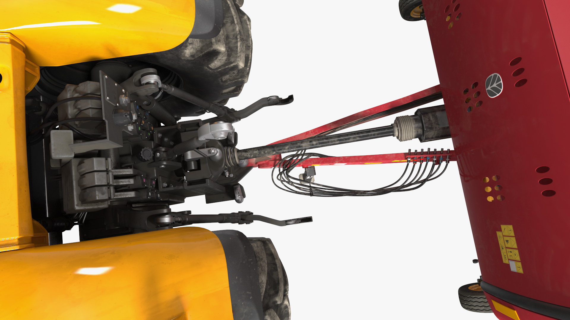 Tractor Generic with New Holland Roll Belt 3D