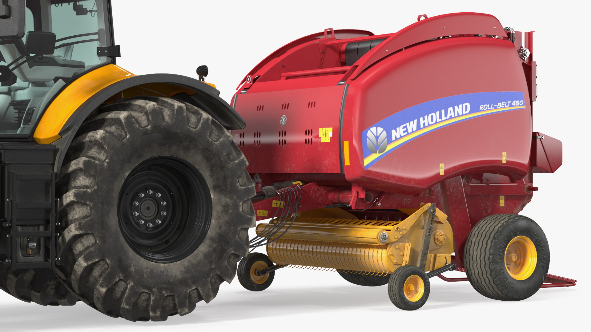 Tractor Generic with New Holland Roll Belt 3D