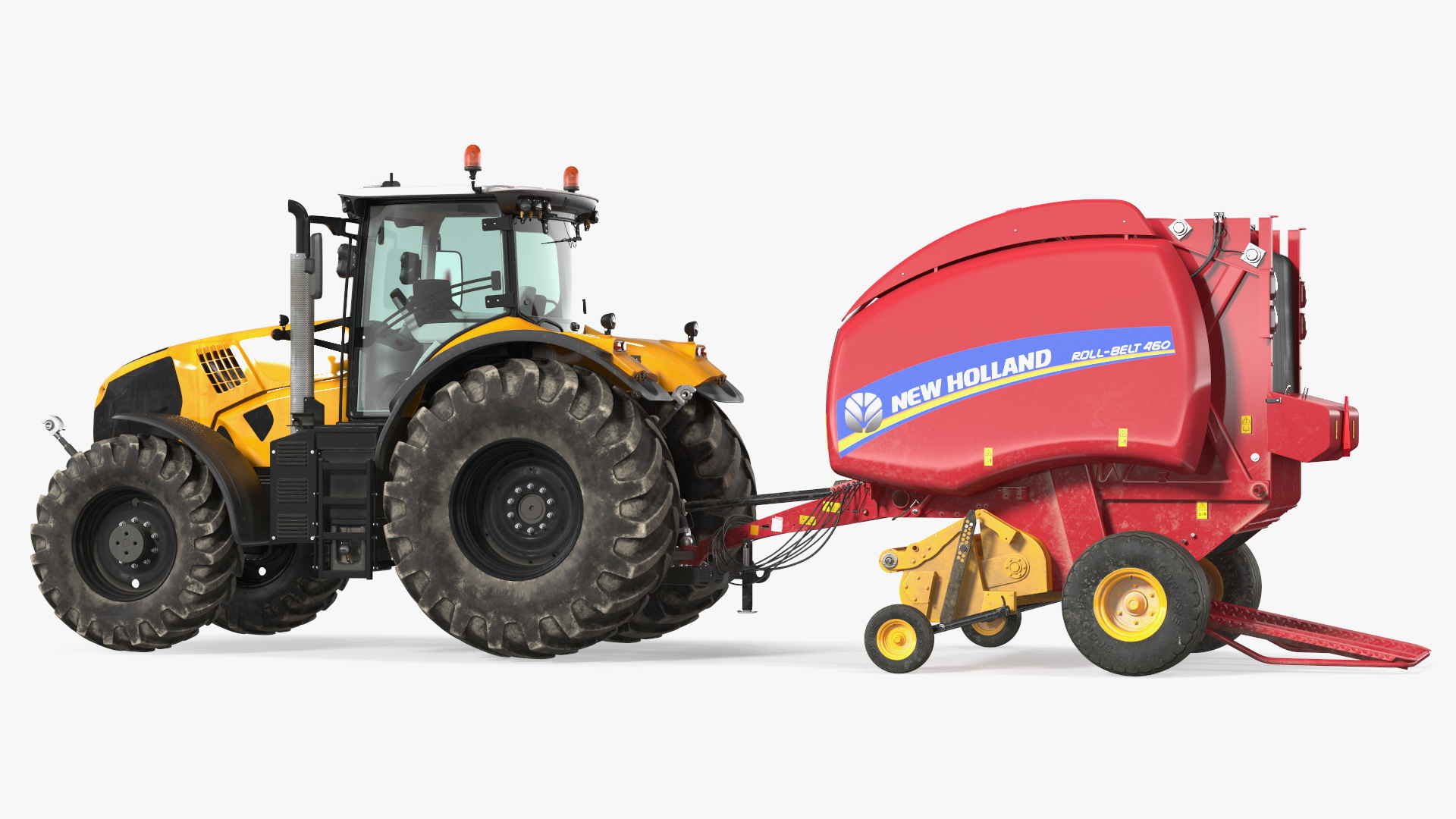 Tractor Generic with New Holland Roll Belt 3D
