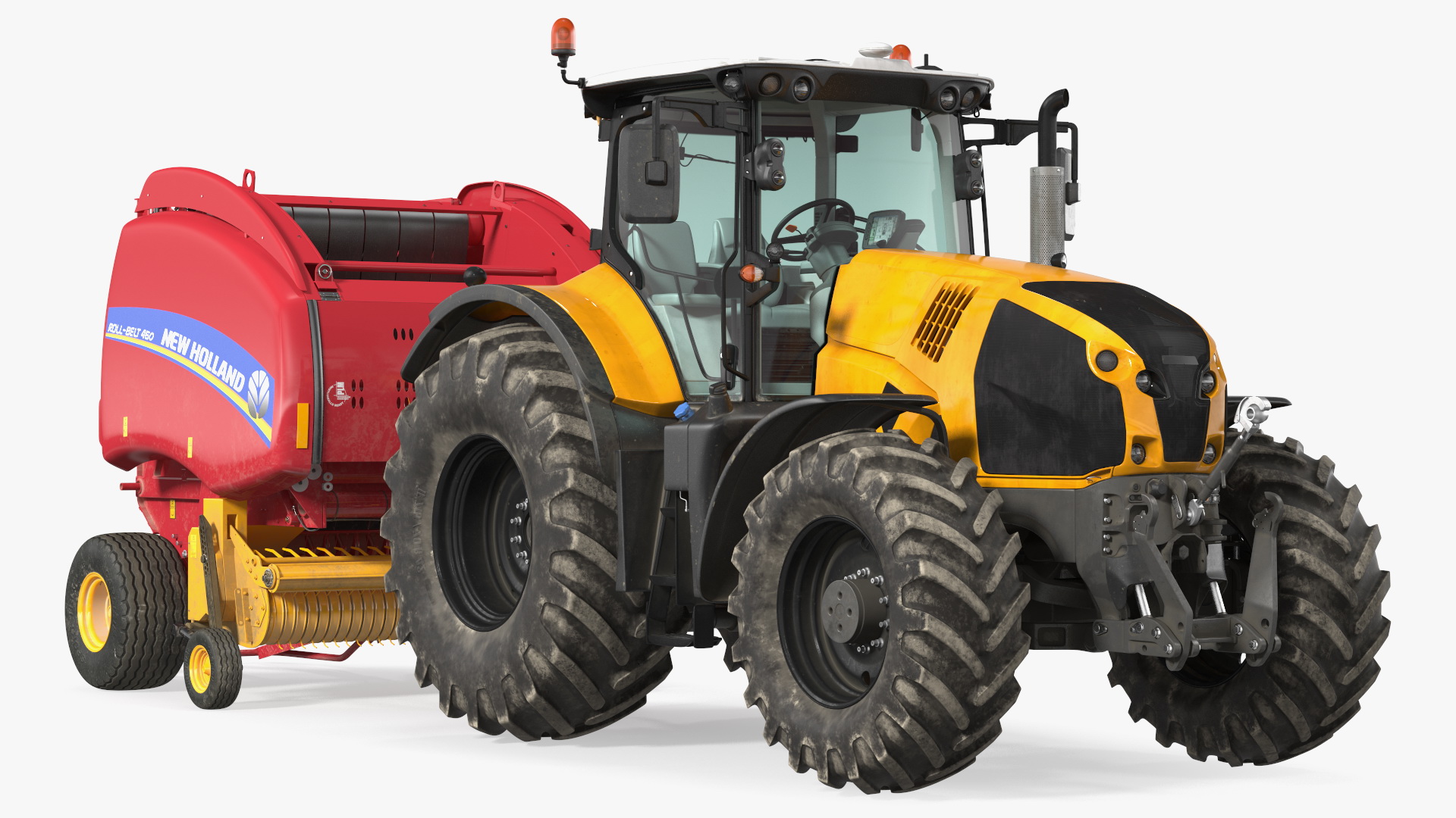 Tractor Generic with New Holland Roll Belt 3D