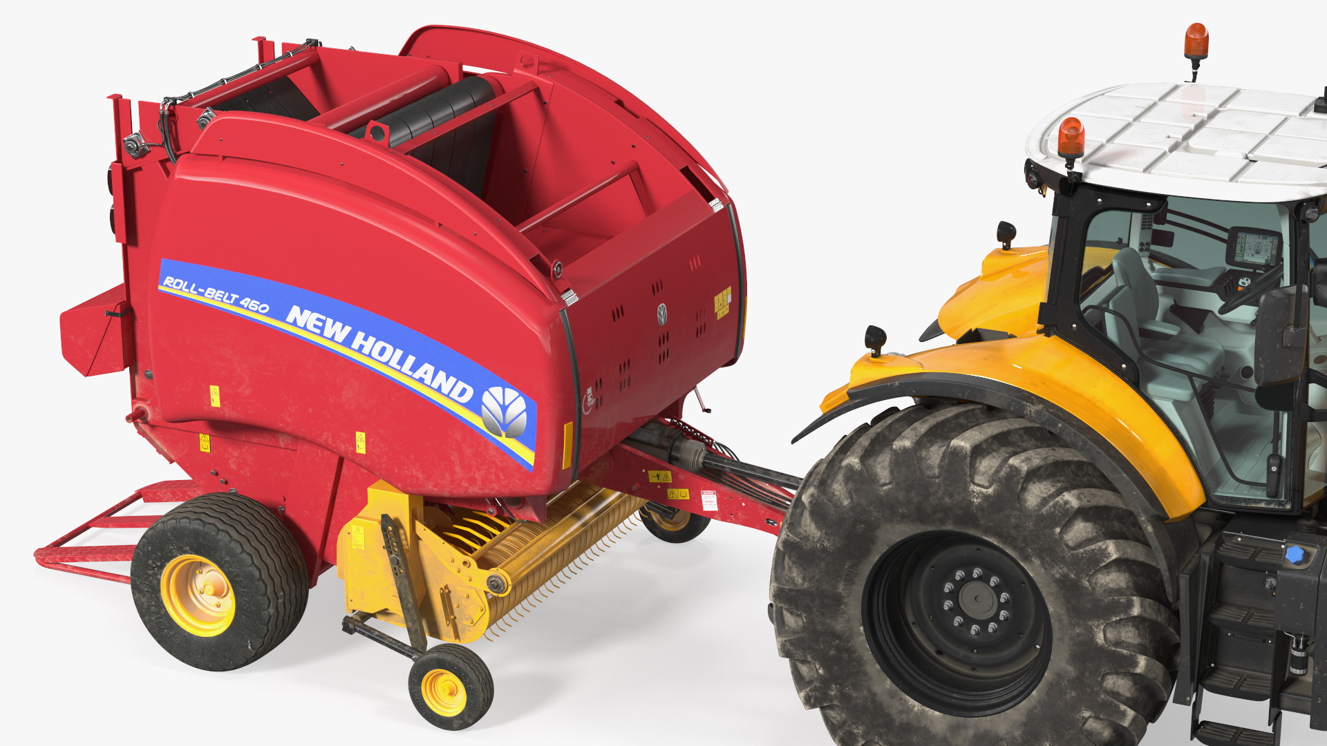 Tractor Generic with New Holland Roll Belt 3D