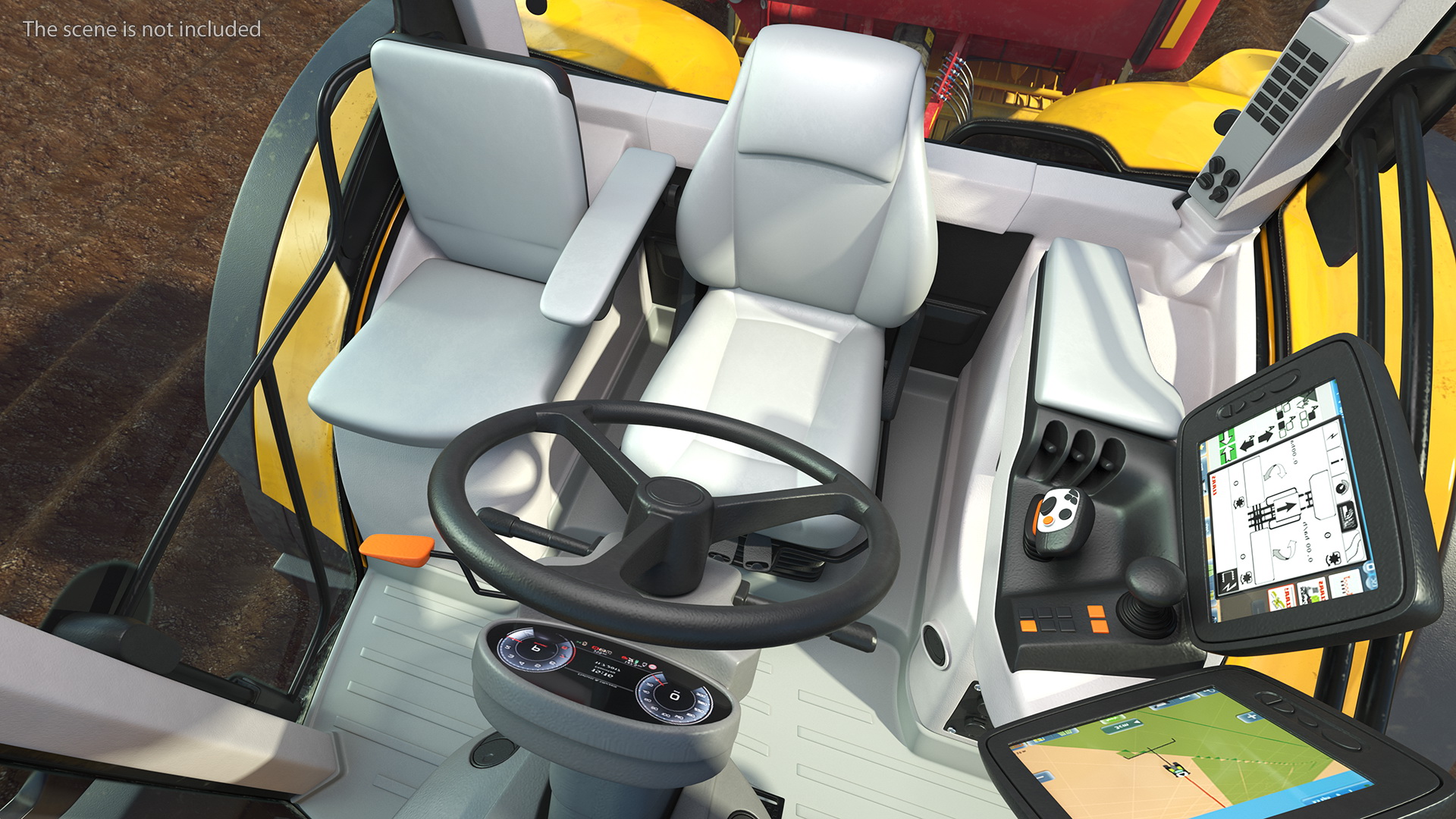 Tractor Generic with New Holland Roll Belt 3D