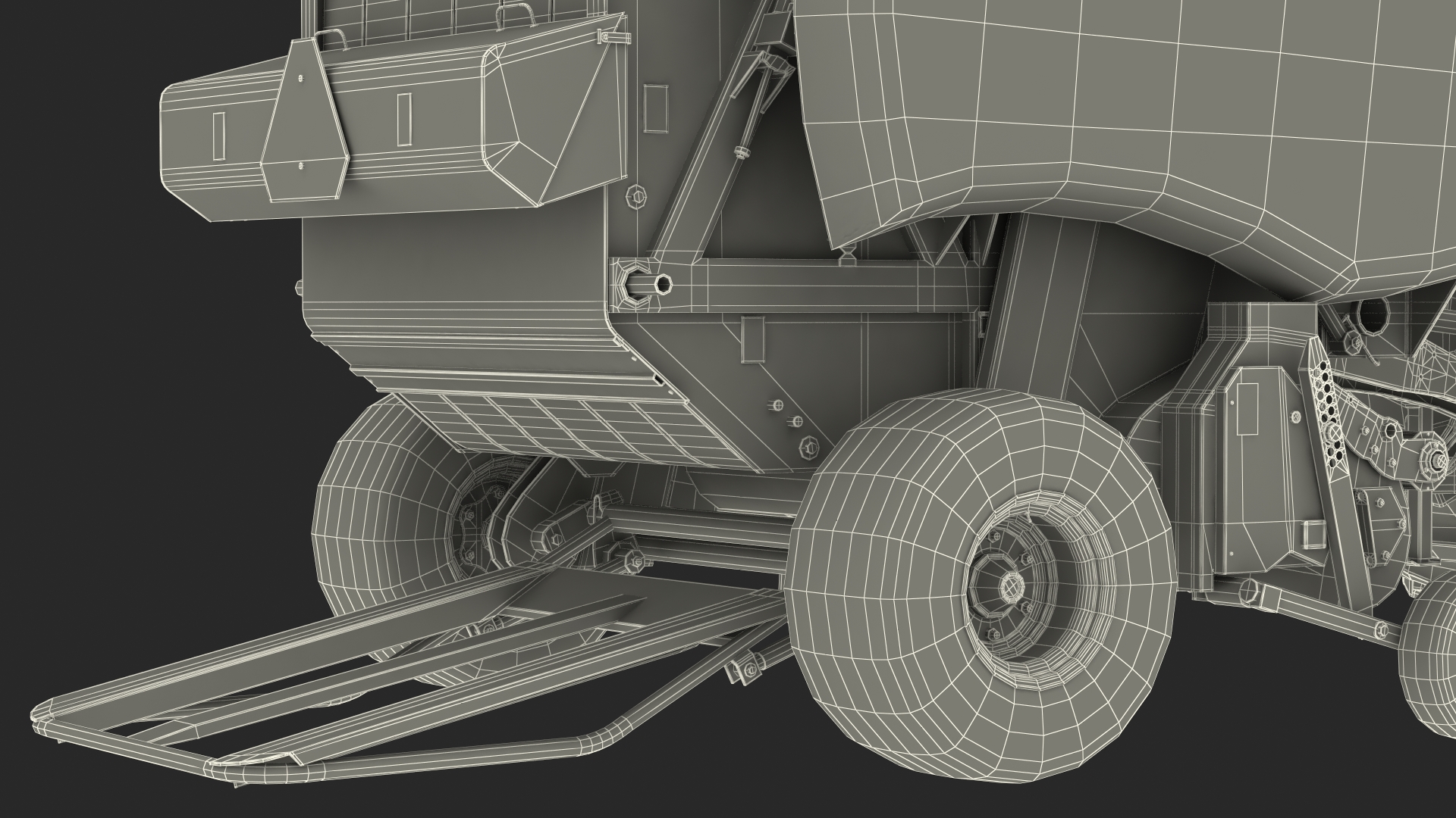 Tractor Generic with New Holland Roll Belt 3D