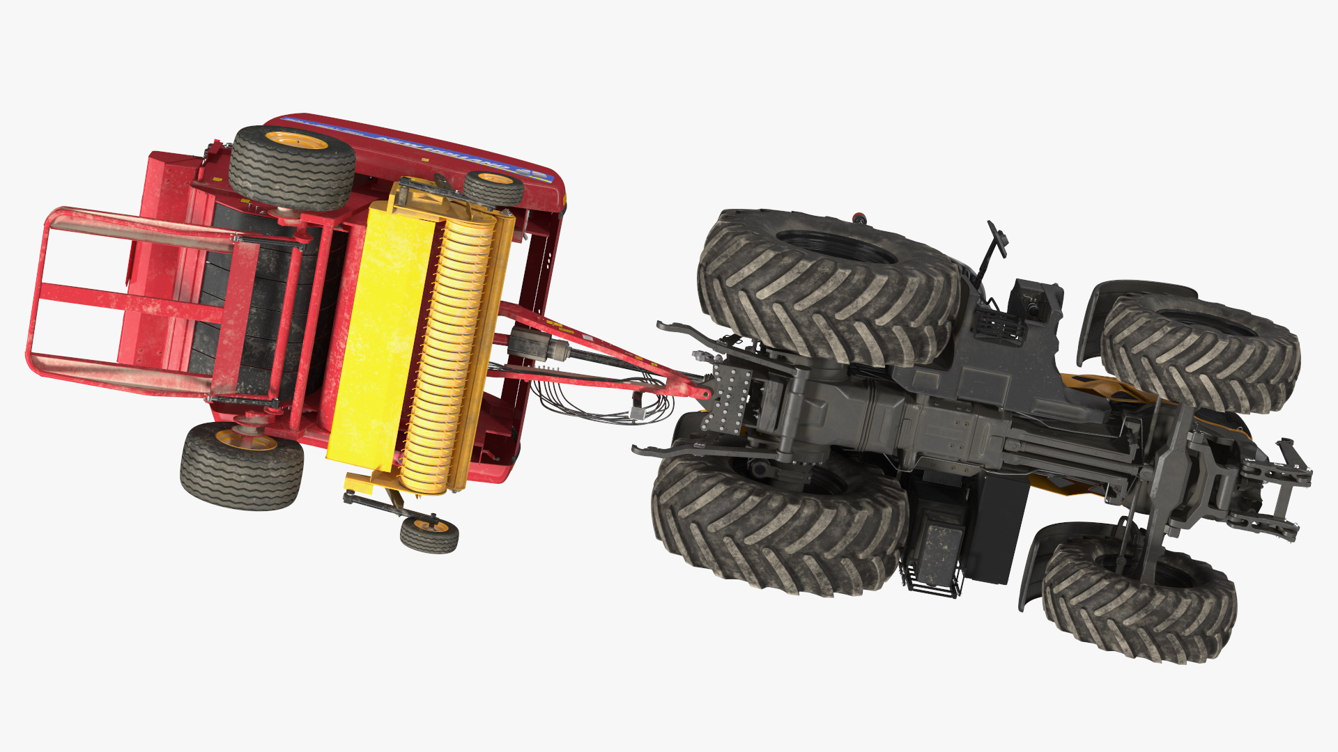 Tractor Generic with New Holland Roll Belt 3D