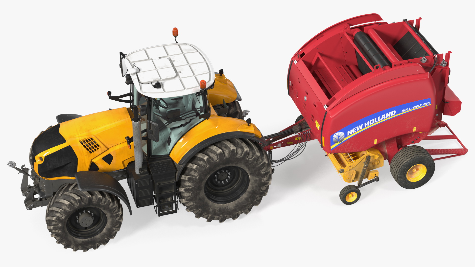 Tractor Generic with New Holland Roll Belt 3D
