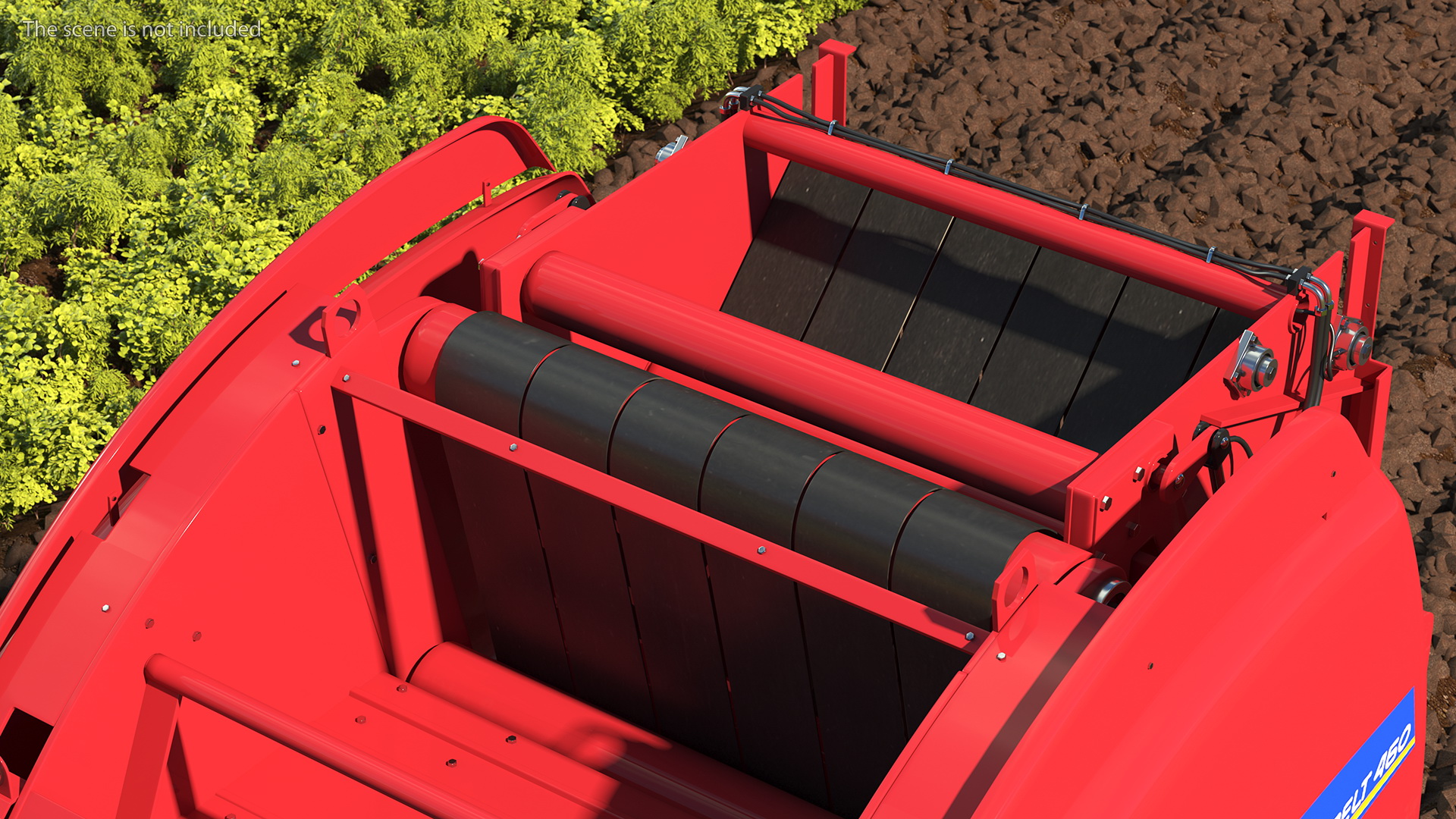 Tractor Generic with New Holland Roll Belt 3D