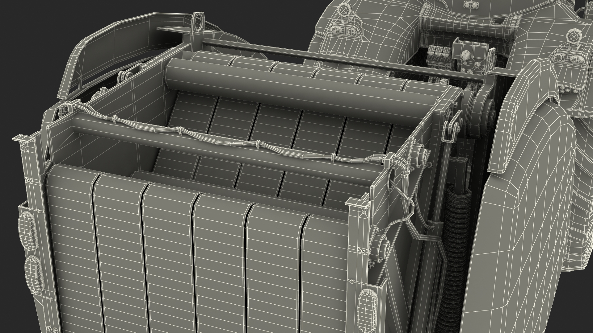 Tractor Generic with New Holland Roll Belt 3D