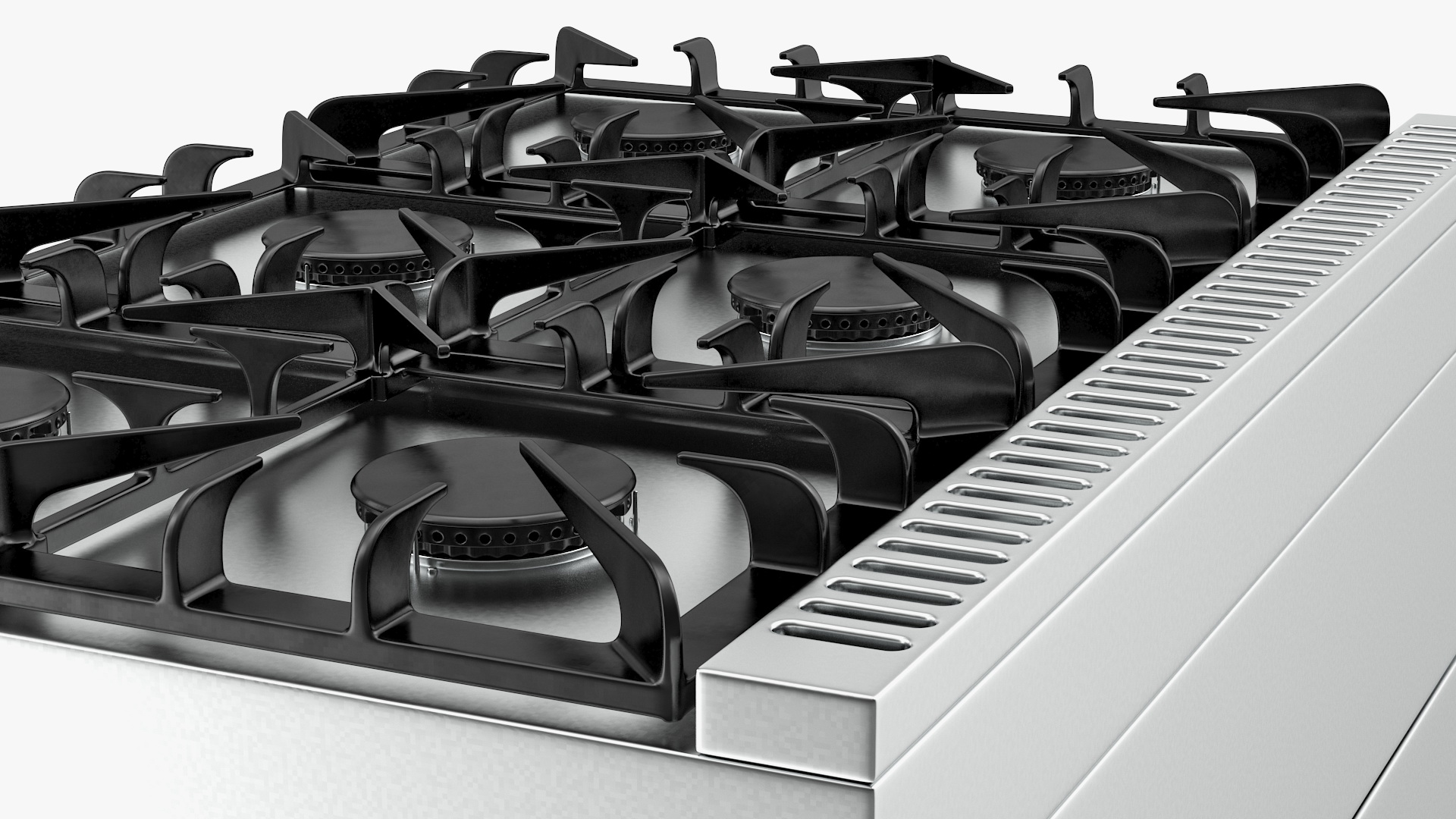 3D Inox Kitchen Gas Owen