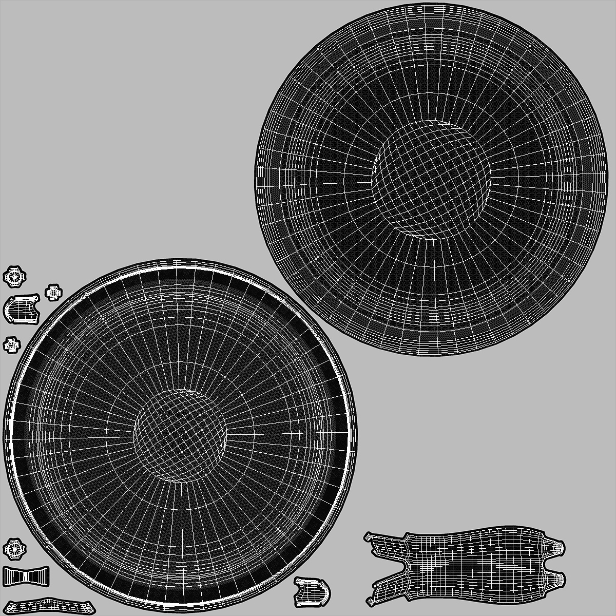 3D model HexClad Hybrid Nonstick Pan 12-inch