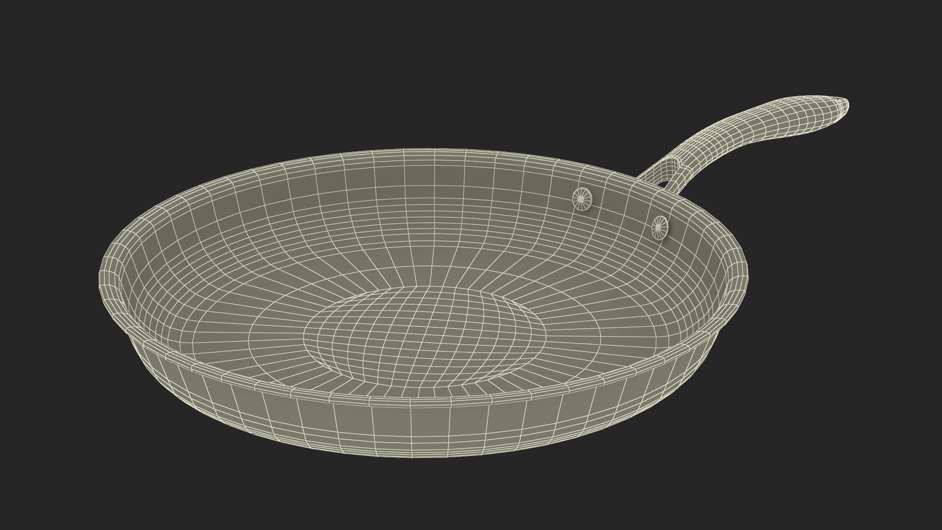 3D model HexClad Hybrid Nonstick Pan 12-inch