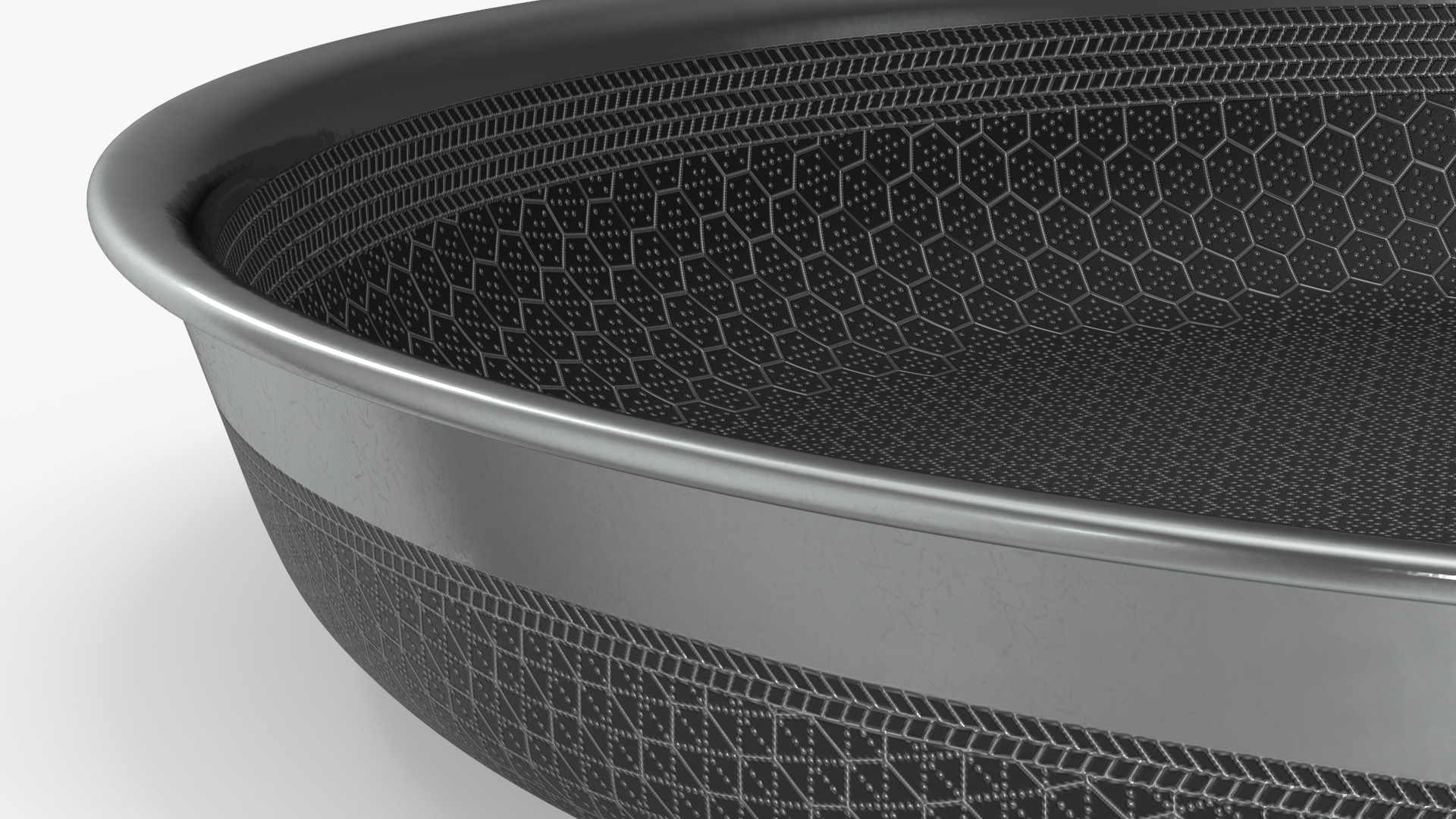 3D model HexClad Hybrid Nonstick Pan 12-inch