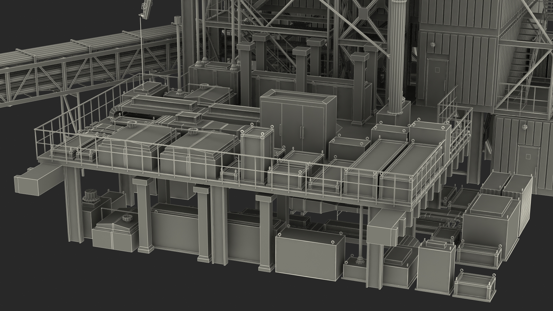 3D Drilling Rig Platform