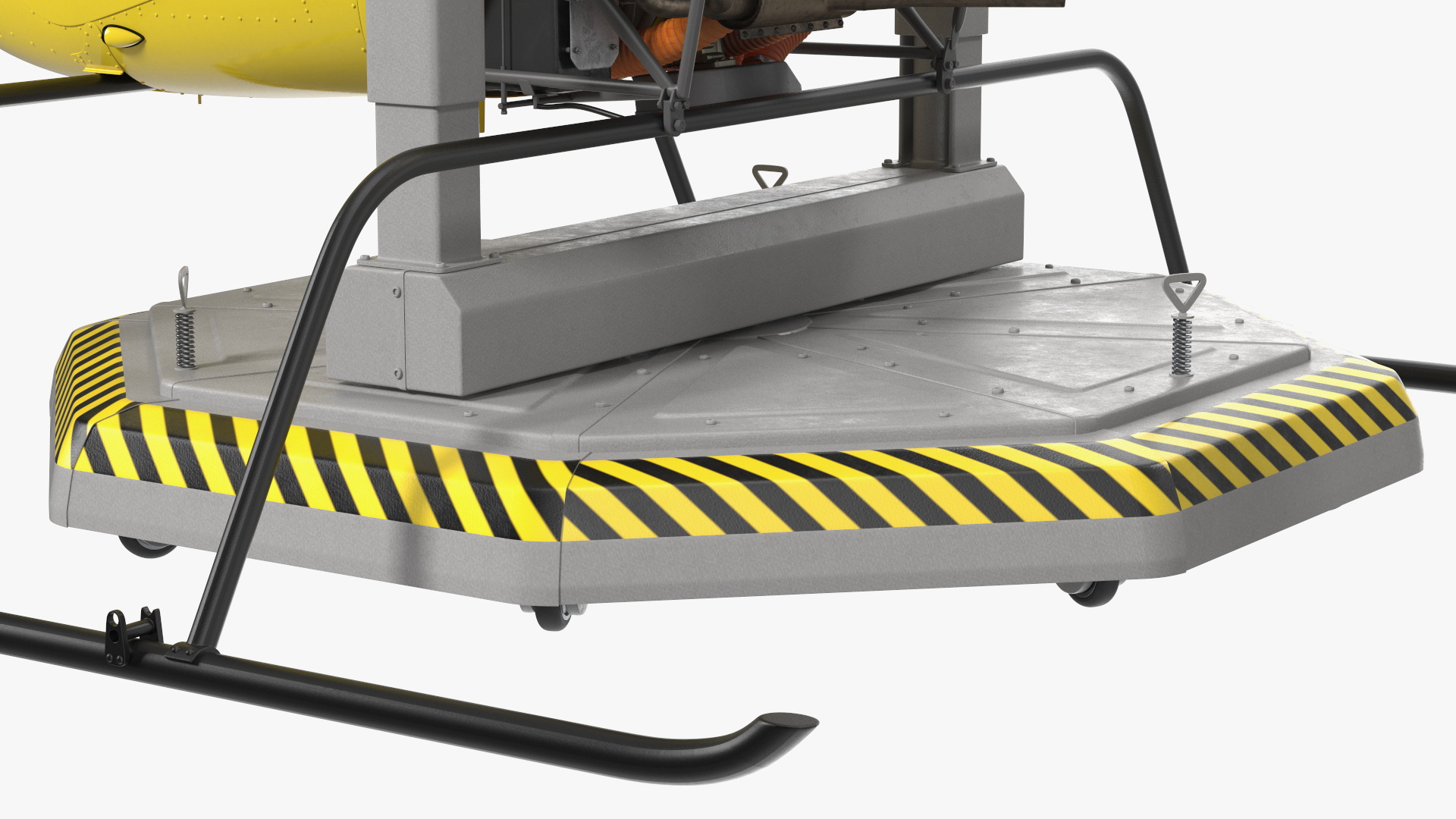 3D model Helicopter Trainer Yellow