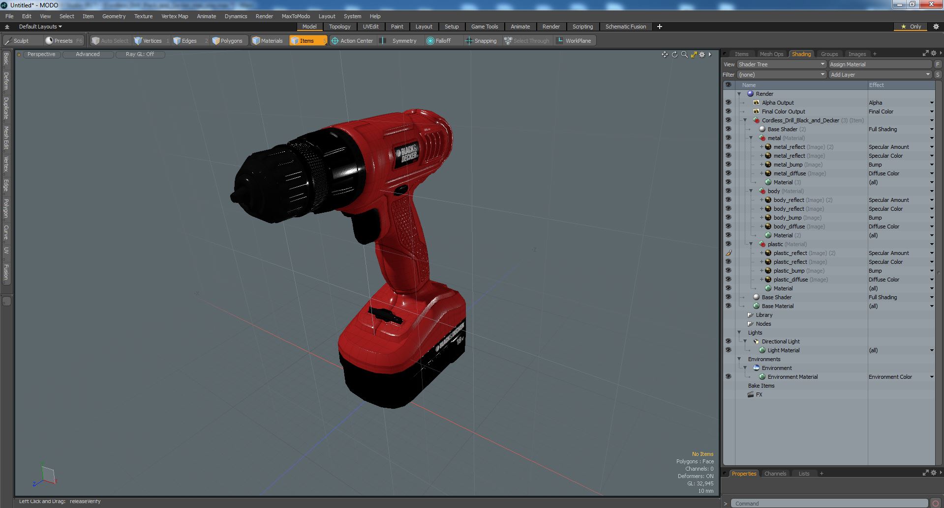 3D Cordless Drill Black and Decker