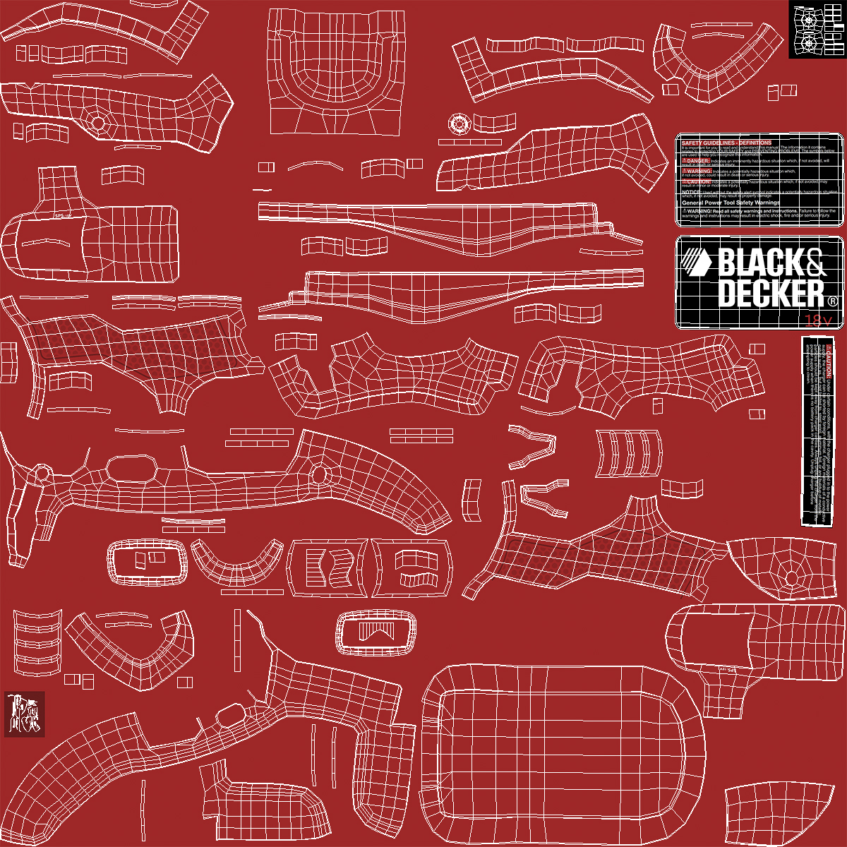 3D Cordless Drill Black and Decker