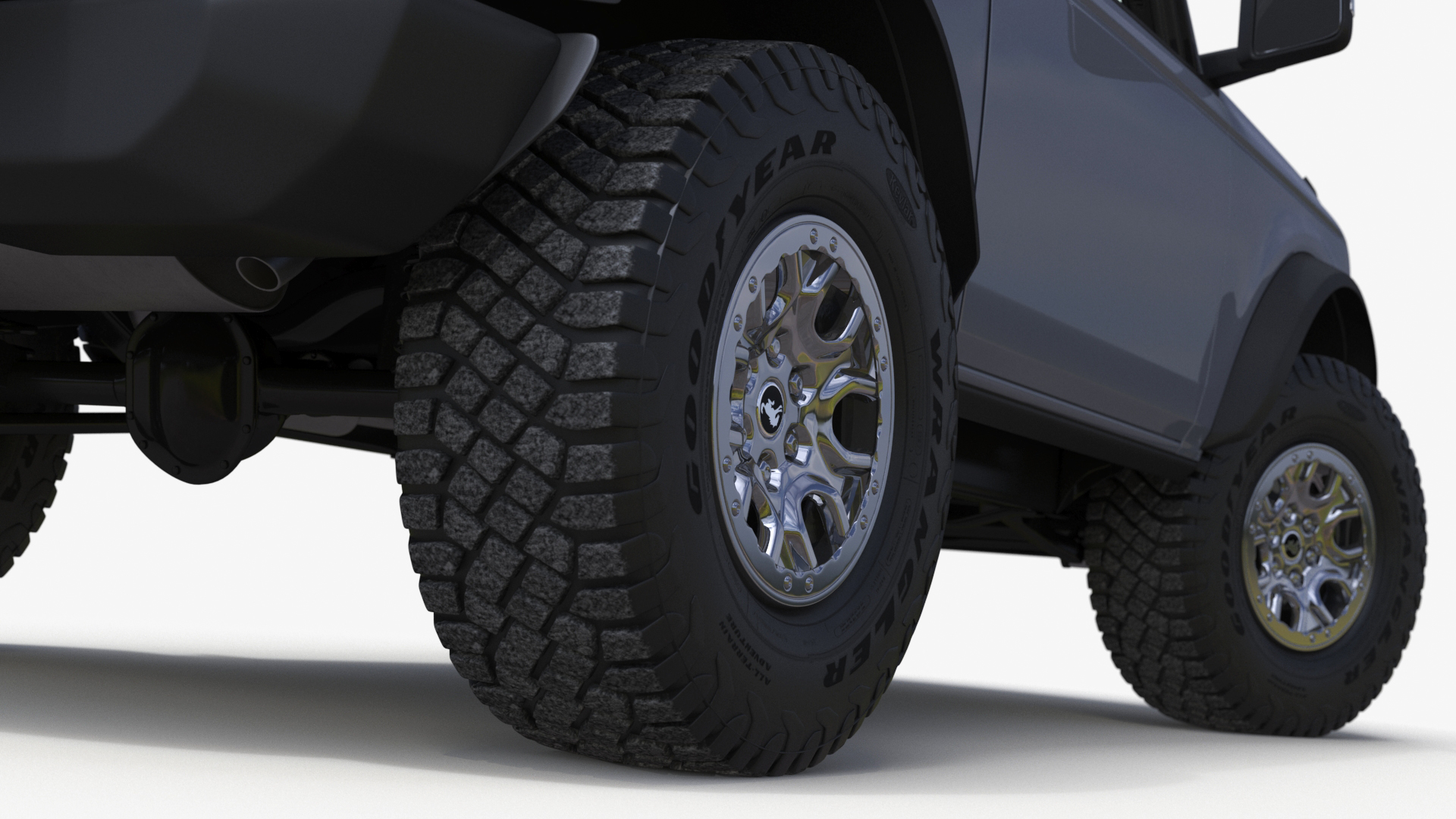 Ford Bronco Two Door Off Road SUV Carbonized Gray 3D model