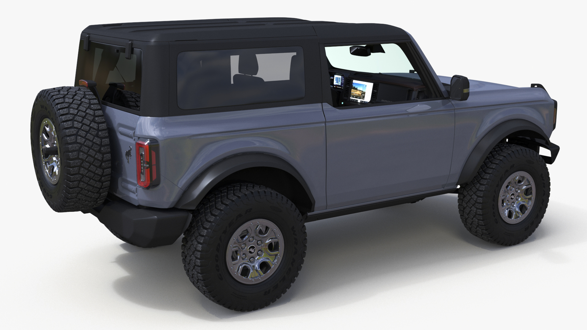 Ford Bronco Two Door Off Road SUV Carbonized Gray 3D model