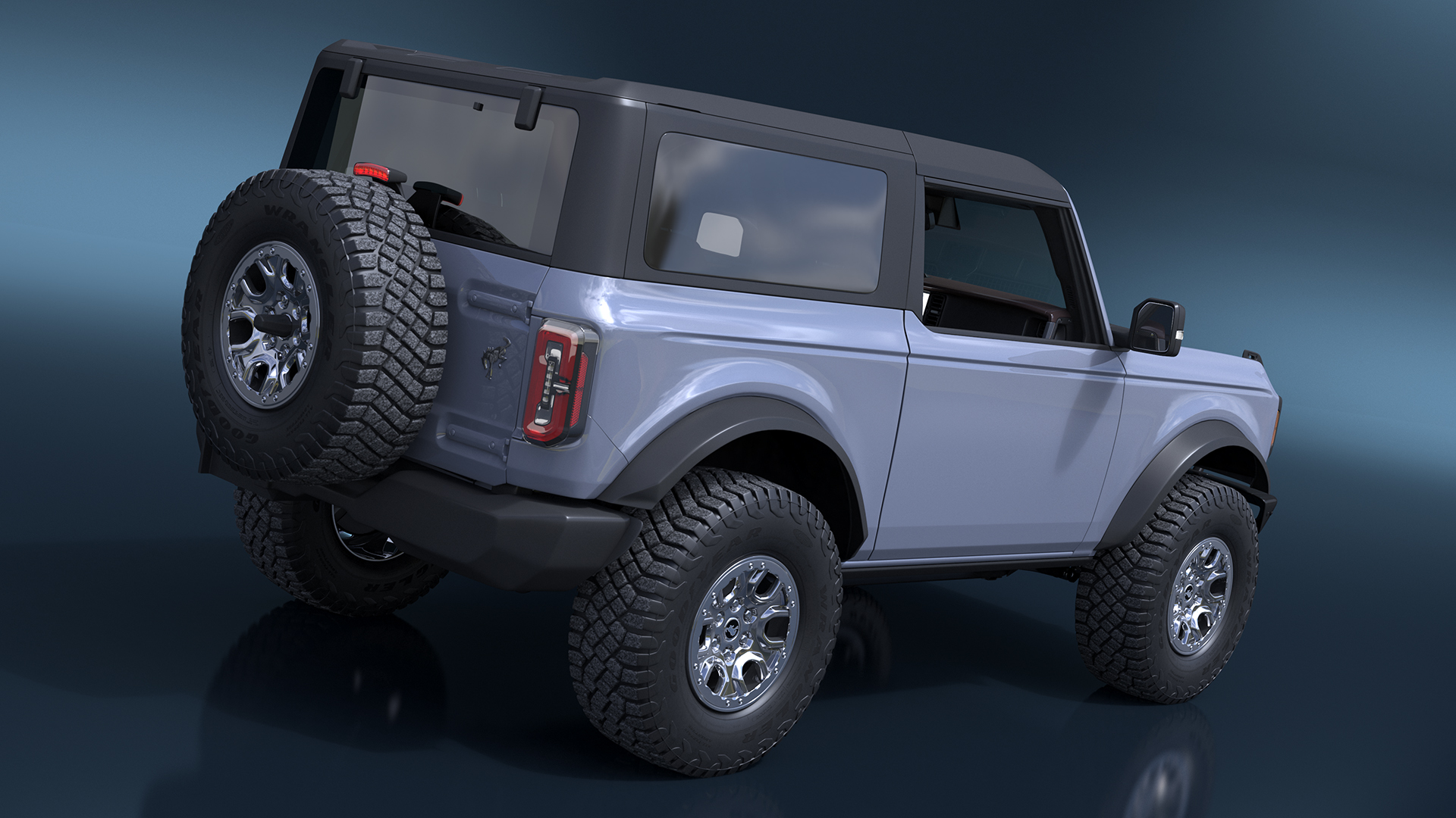 Ford Bronco Two Door Off Road SUV Carbonized Gray 3D model