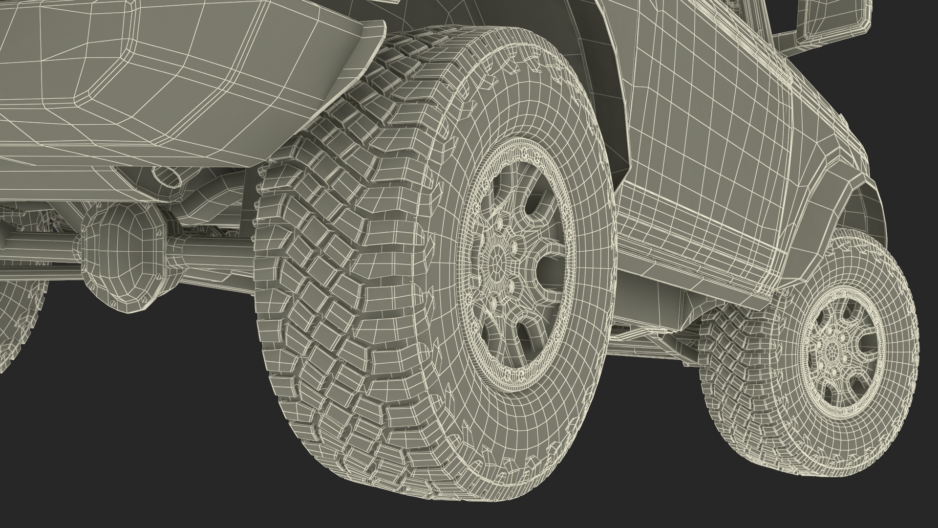 Ford Bronco Two Door Off Road SUV Carbonized Gray 3D model