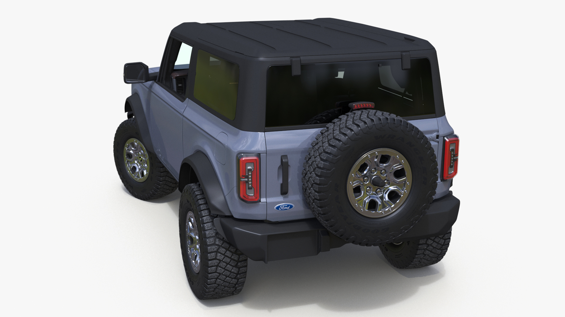 Ford Bronco Two Door Off Road SUV Carbonized Gray 3D model