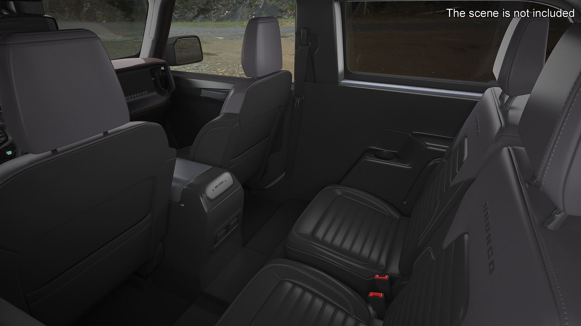 Ford Bronco Two Door Off Road SUV Carbonized Gray 3D model