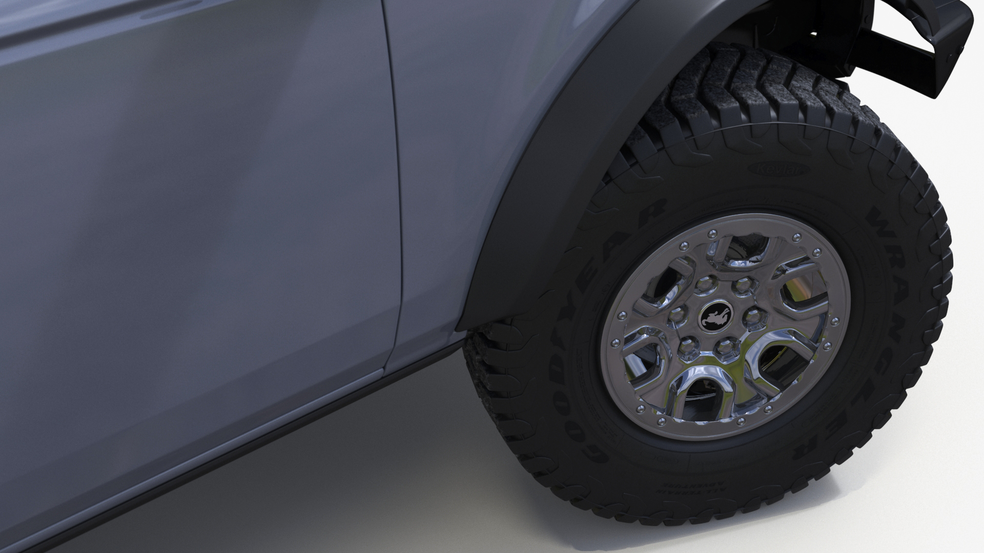 Ford Bronco Two Door Off Road SUV Carbonized Gray 3D model