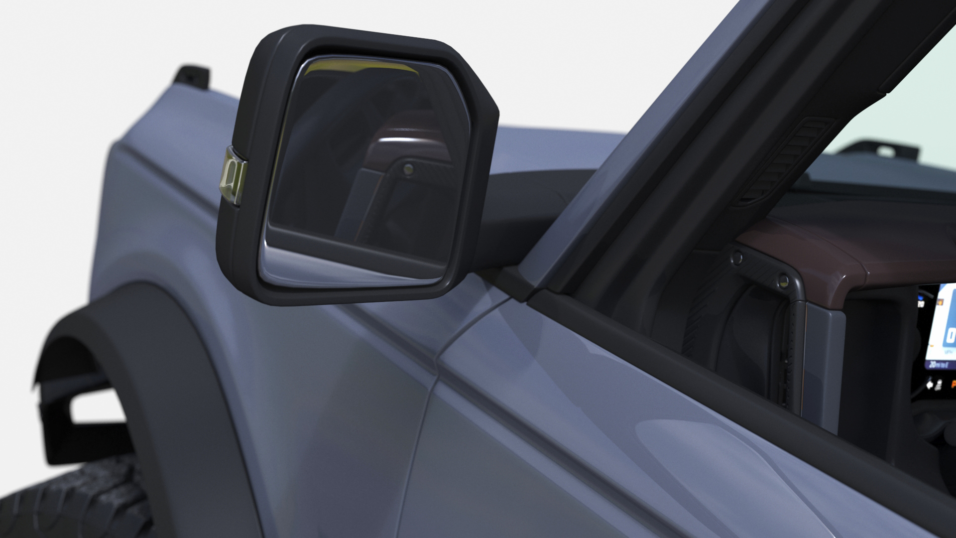 Ford Bronco Two Door Off Road SUV Carbonized Gray 3D model