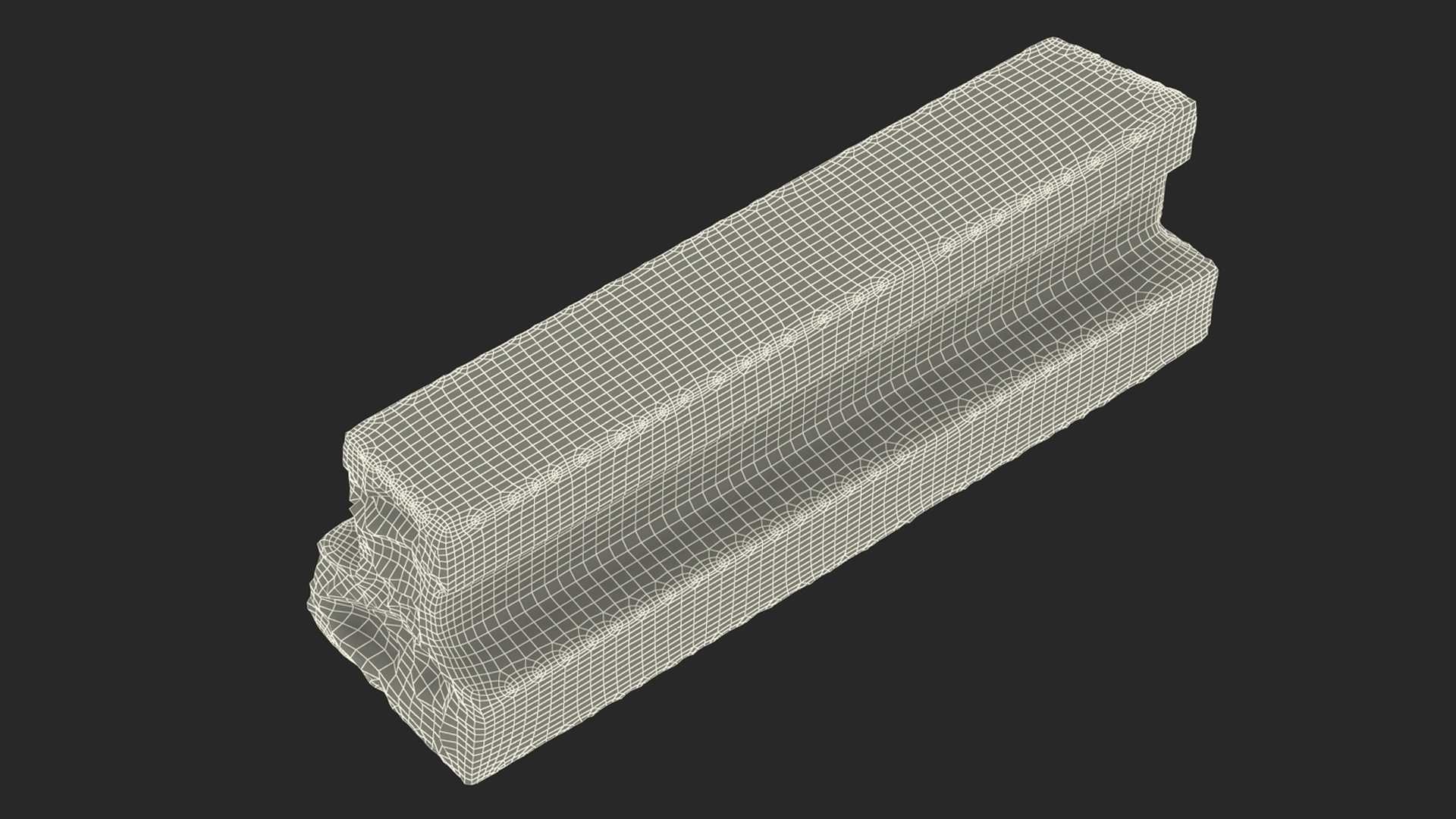 3D model T-Beam Concrete