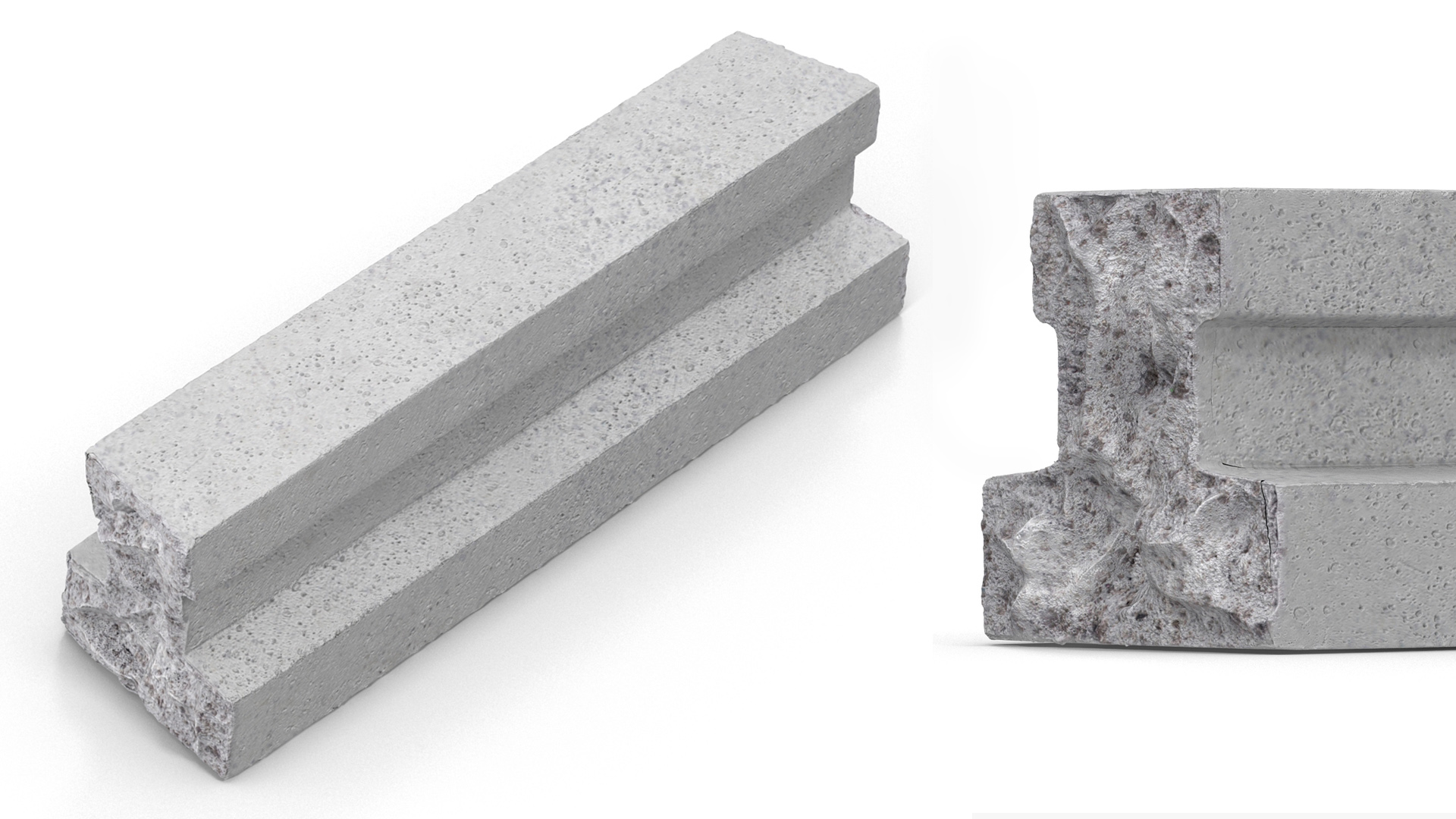 3D model T-Beam Concrete