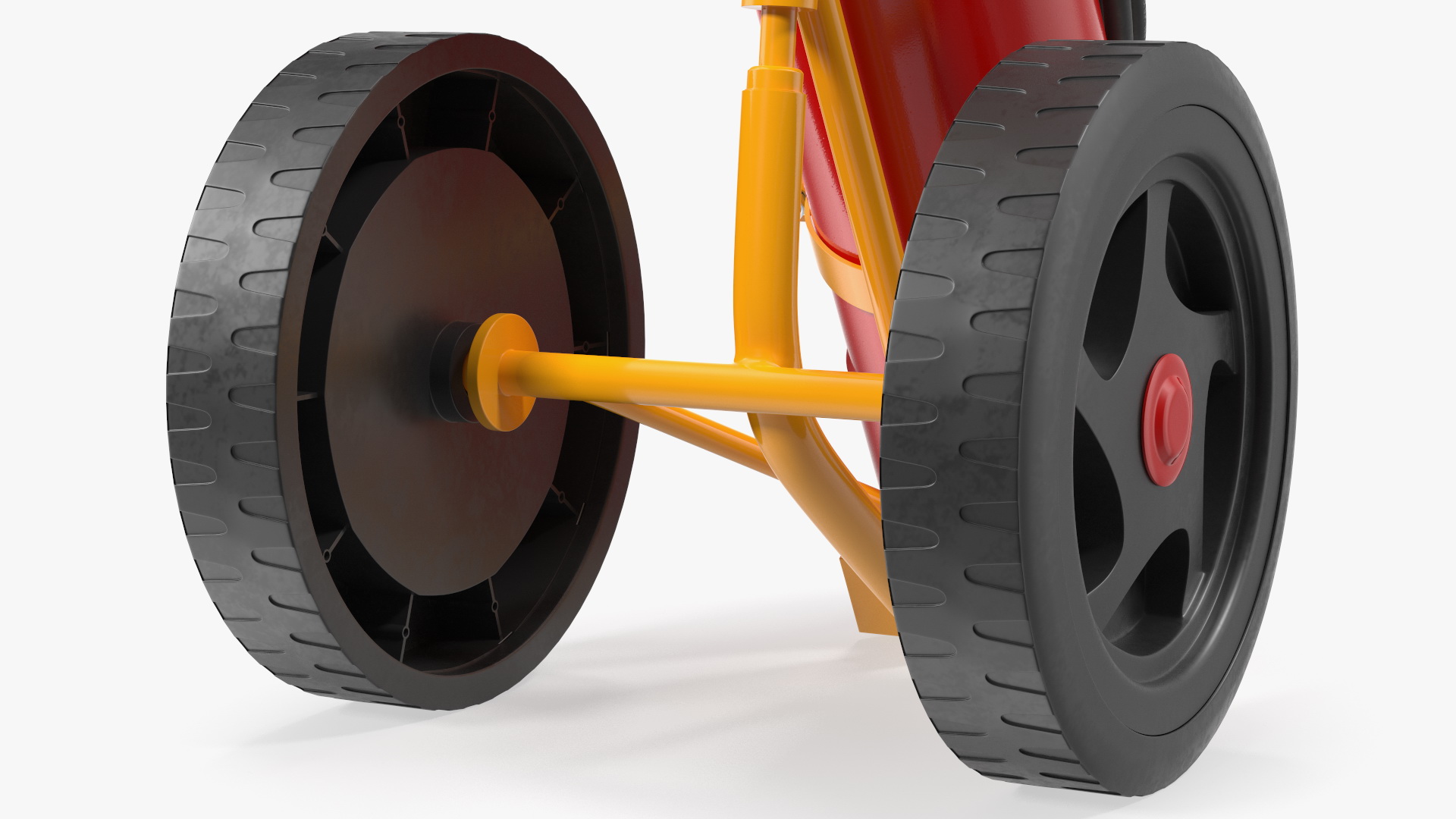 CO2 Trolley Type Fire Extinguisher 10Kg 3D model