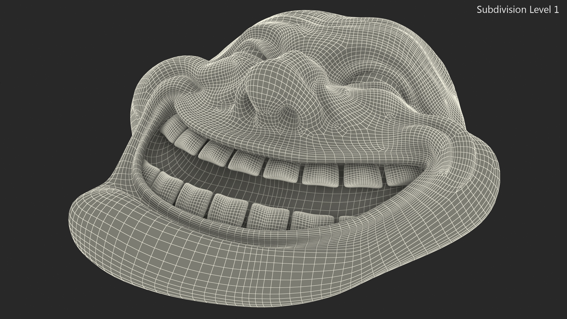 3D model Trollface White