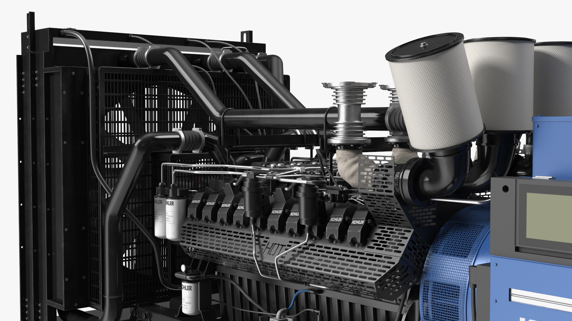 Kohler Industrial Diesel Generator 3D model