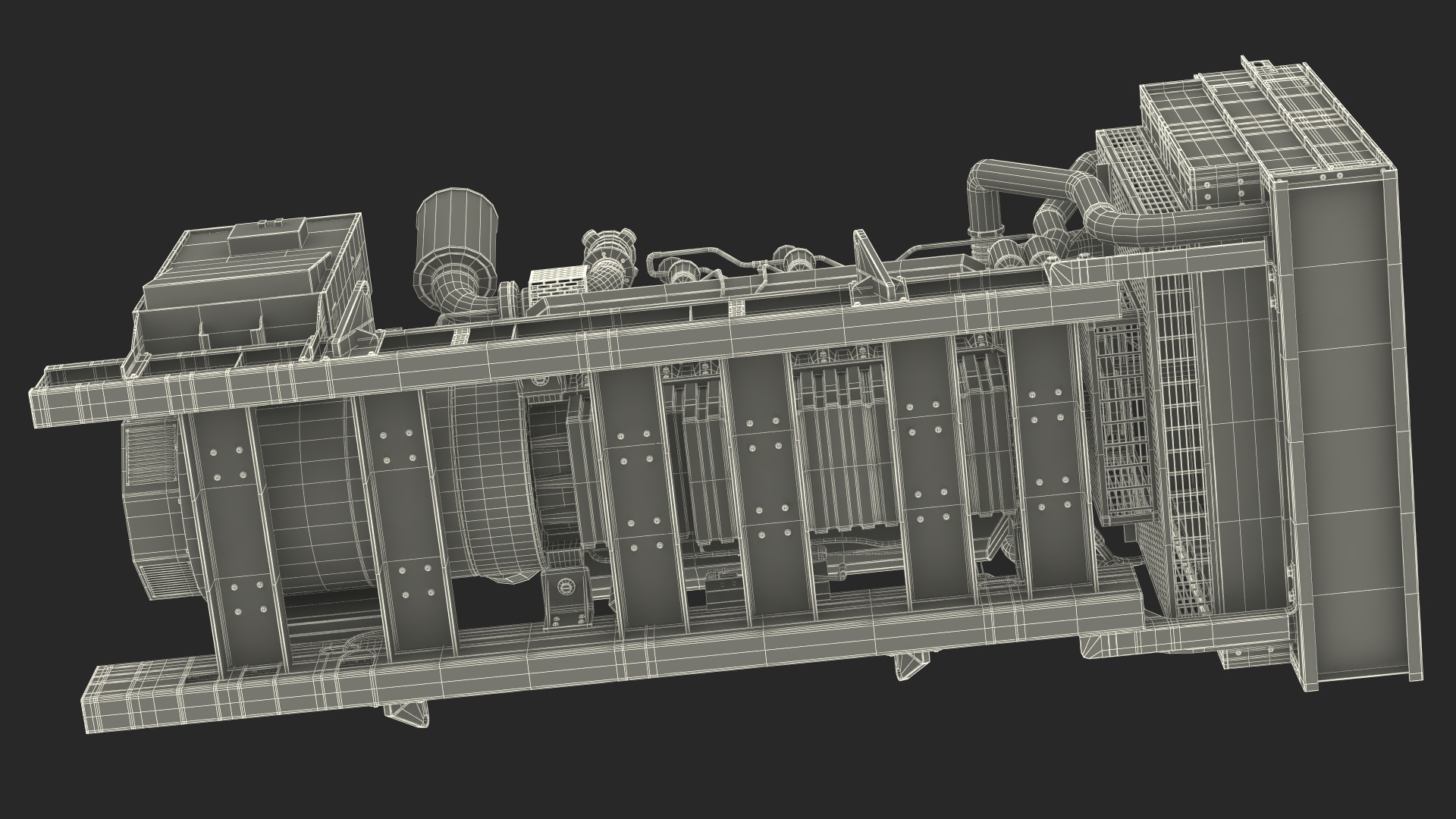 Kohler Industrial Diesel Generator 3D model