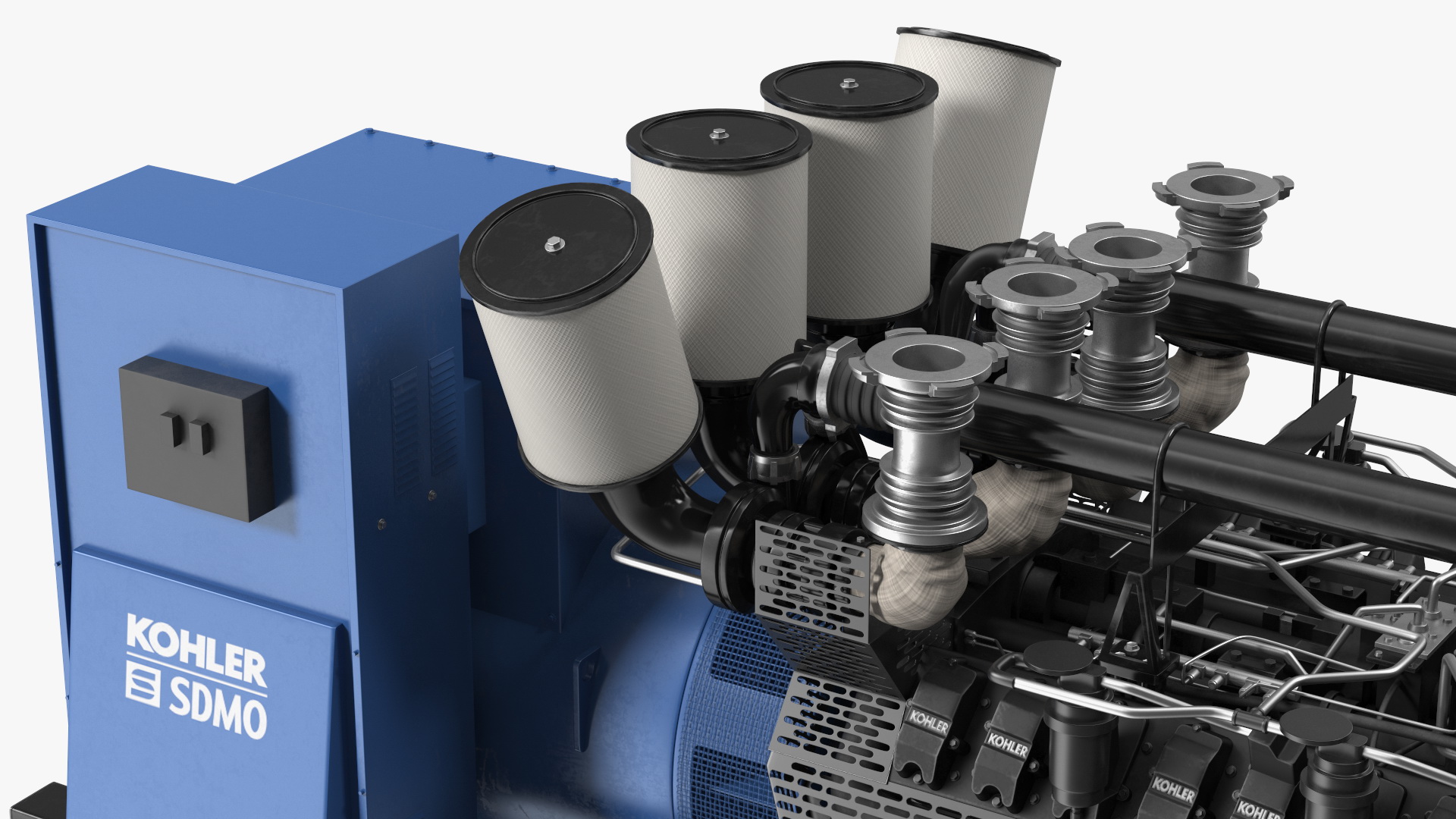 Kohler Industrial Diesel Generator 3D model