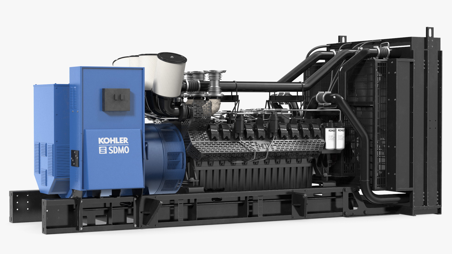 Kohler Industrial Diesel Generator 3D model