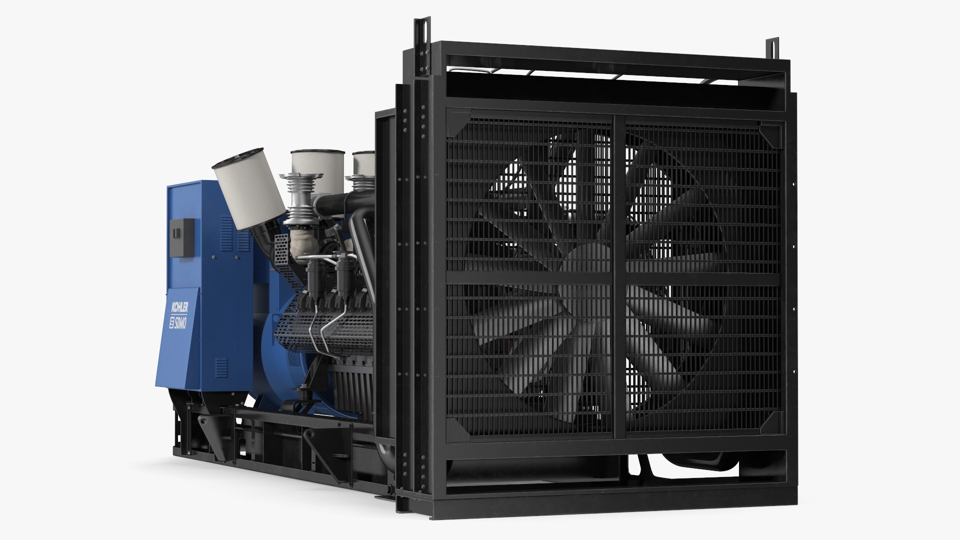 Kohler Industrial Diesel Generator 3D model