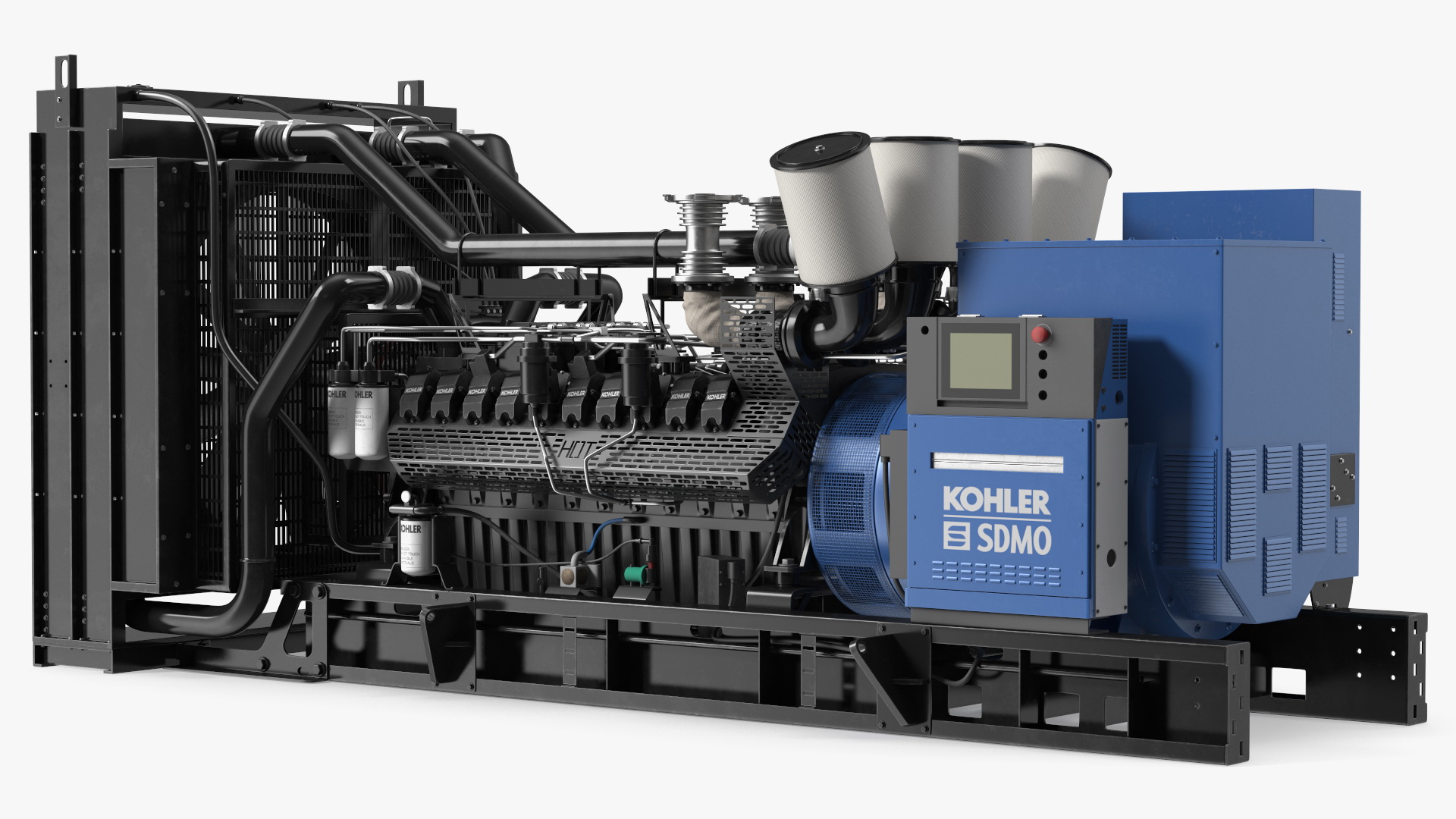 Kohler Industrial Diesel Generator 3D model