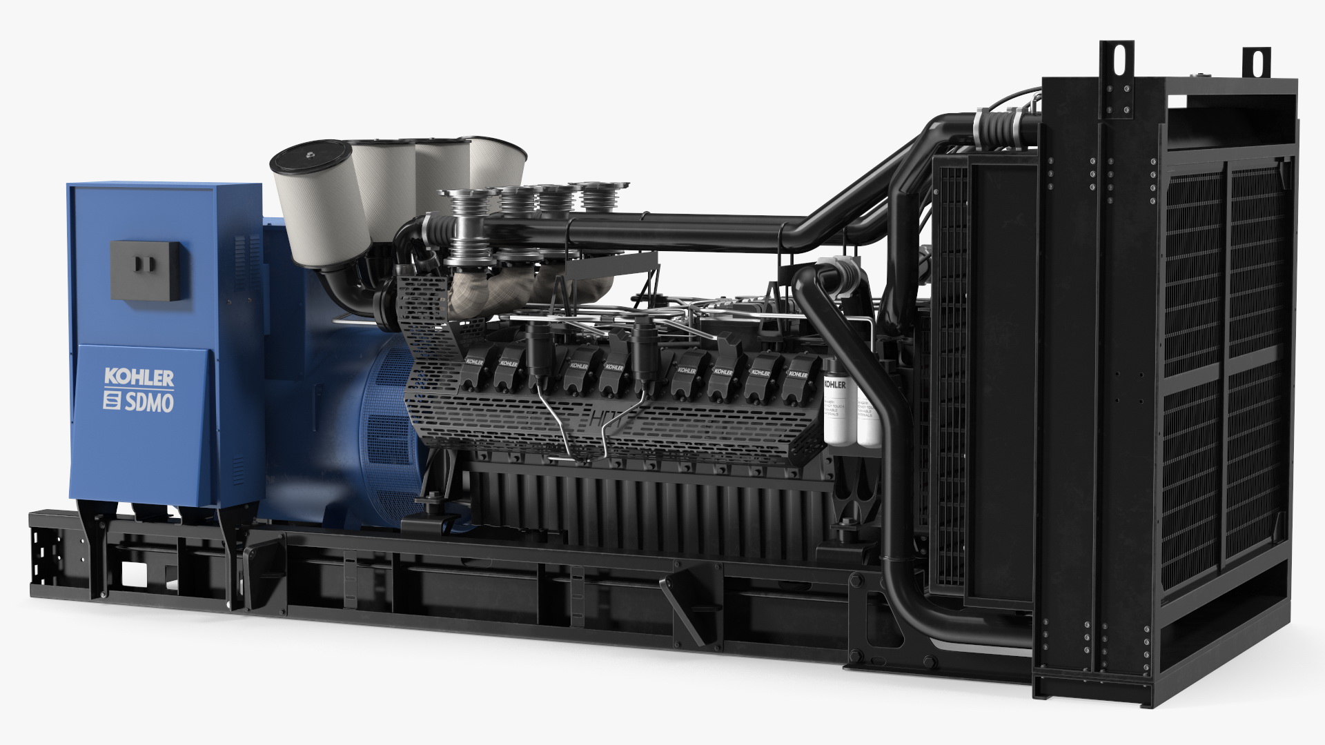 Kohler Industrial Diesel Generator 3D model