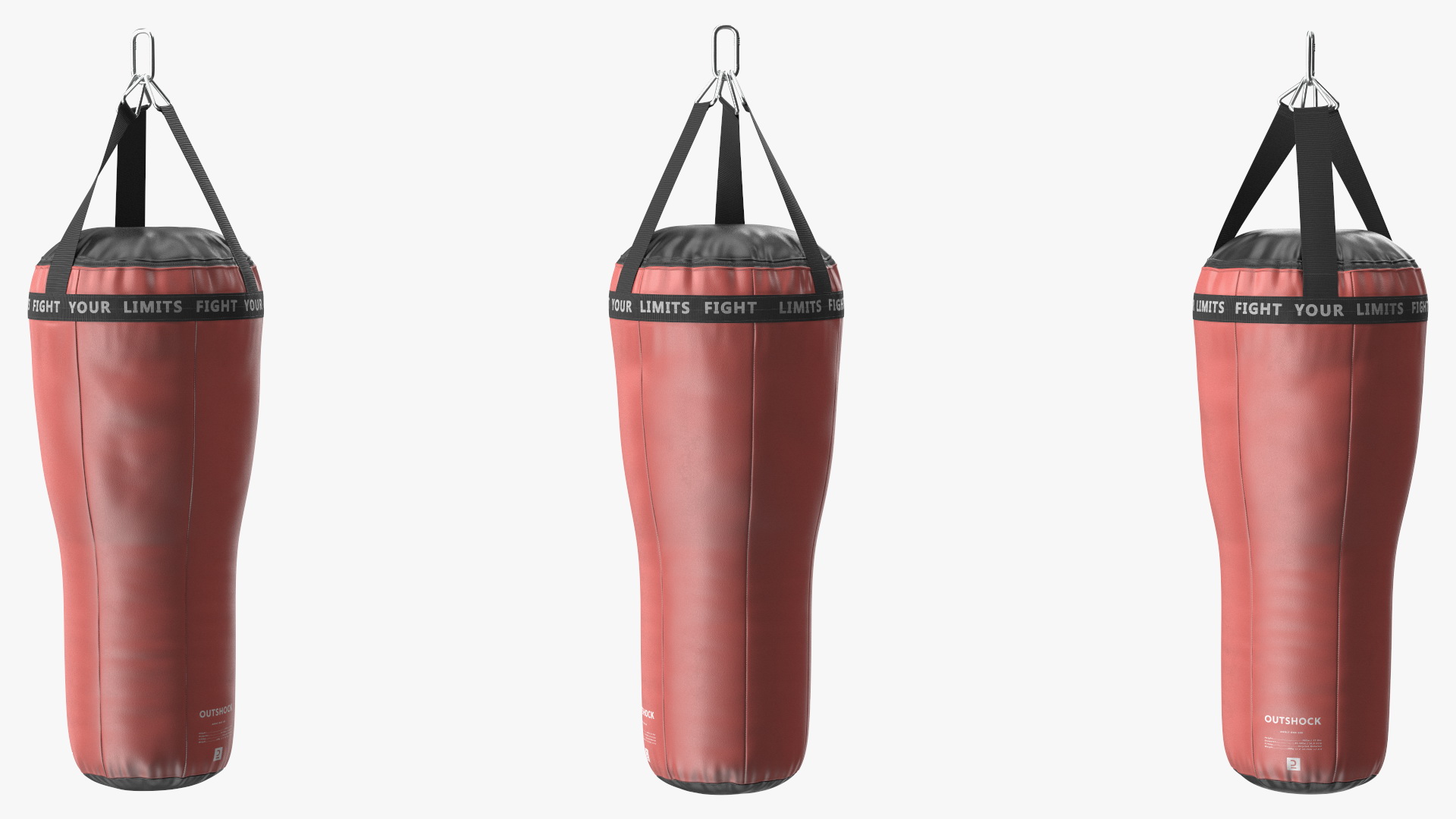 3D Boxing Angle Heavy Bag Brown model