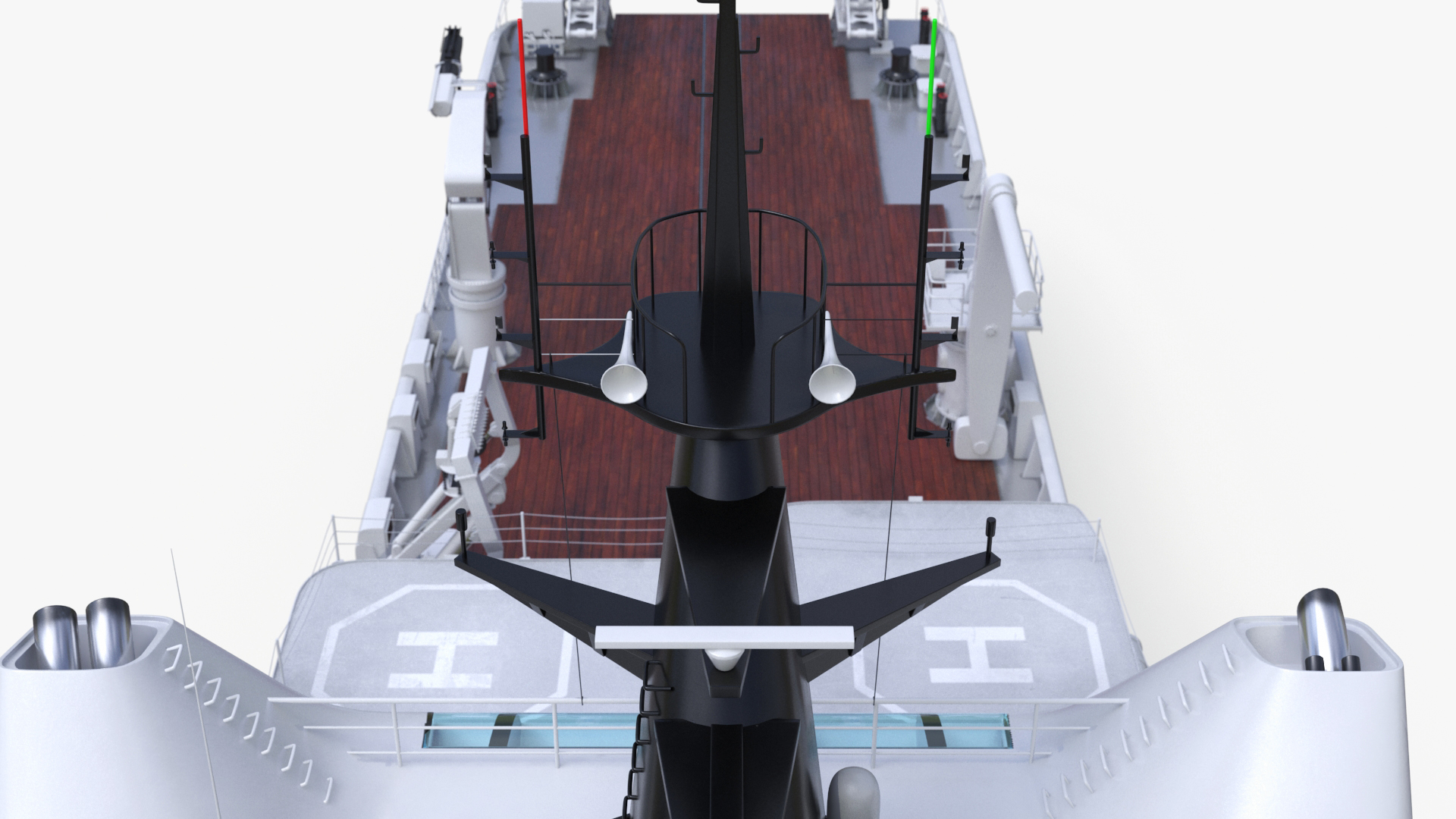 Ship for Transporting and Launching Drones 3D