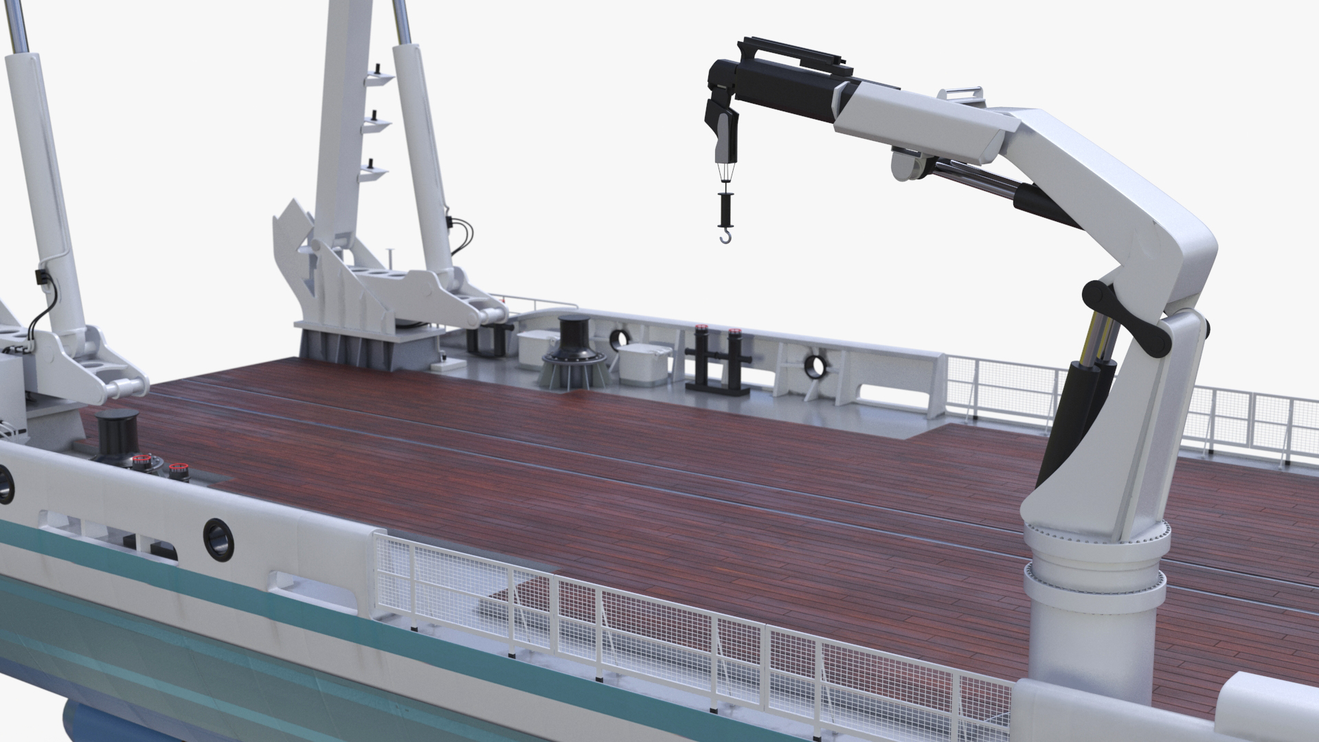 Ship for Transporting and Launching Drones 3D