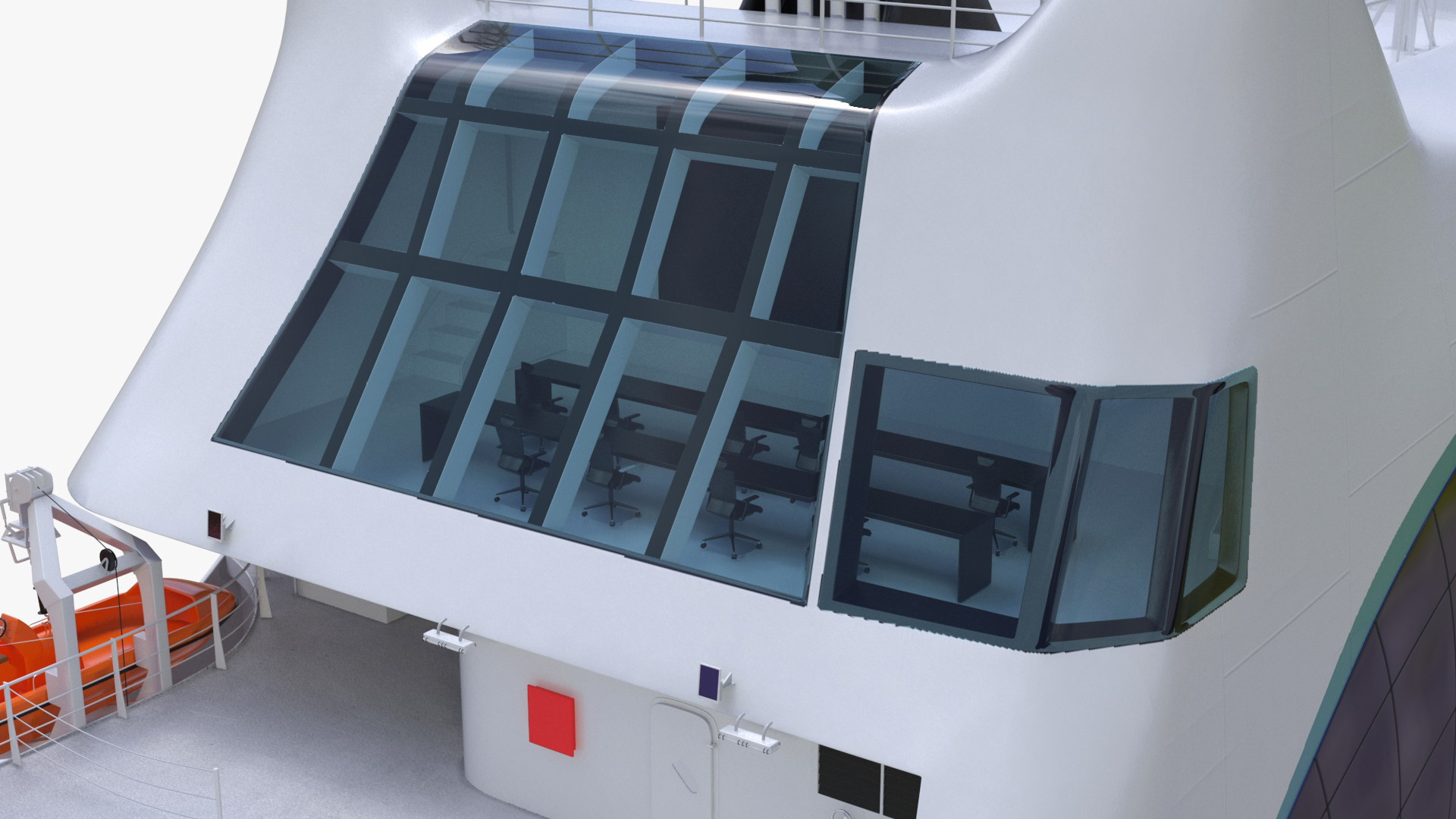 Ship for Transporting and Launching Drones 3D