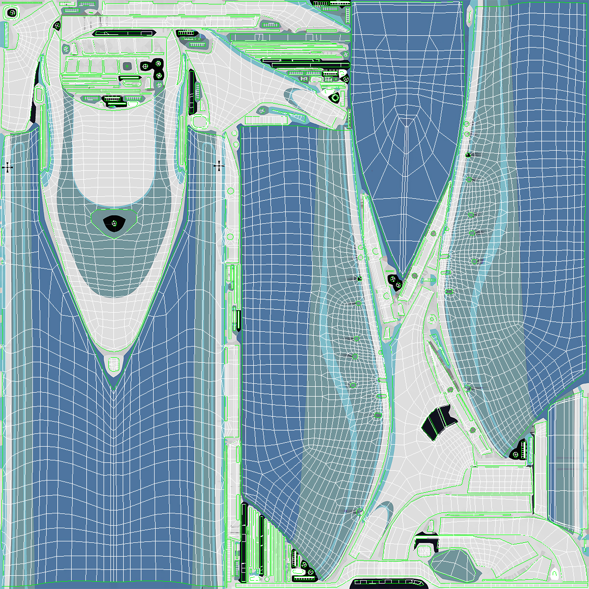 Ship for Transporting and Launching Drones 3D