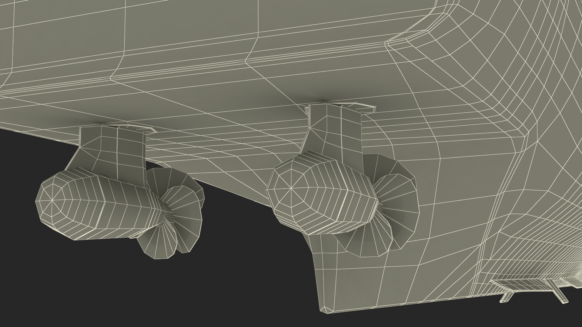 Ship for Transporting and Launching Drones 3D