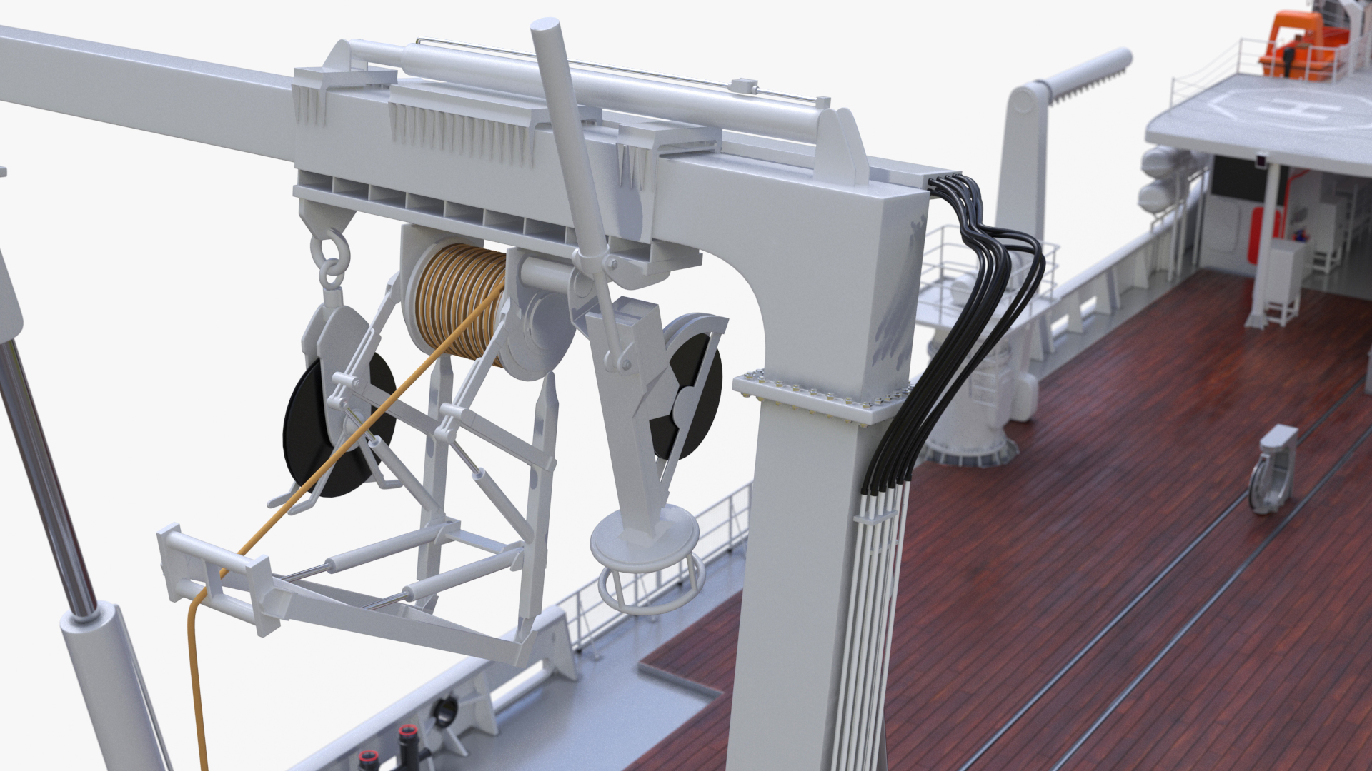 Ship for Transporting and Launching Drones 3D